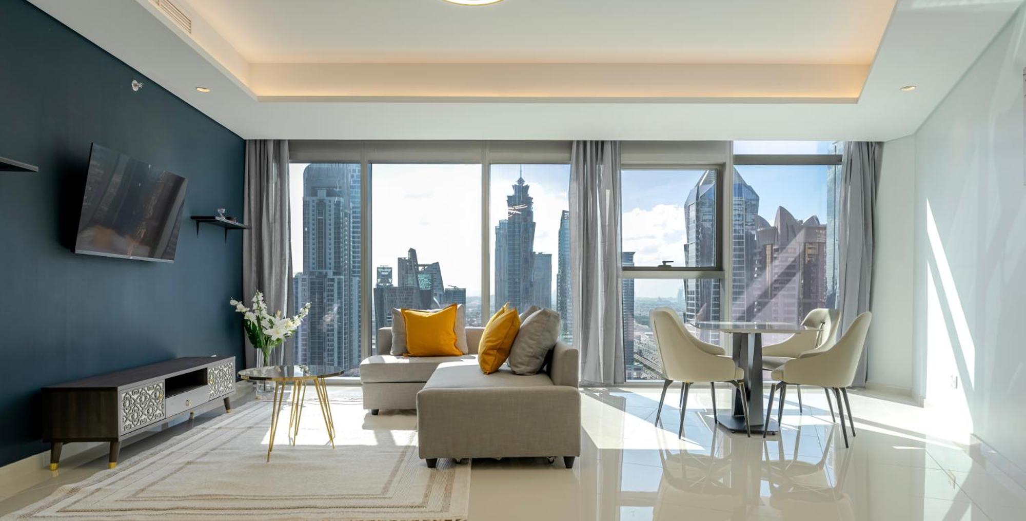 Magical With Rooftop Pool & Burj Khalifa View Appartement *