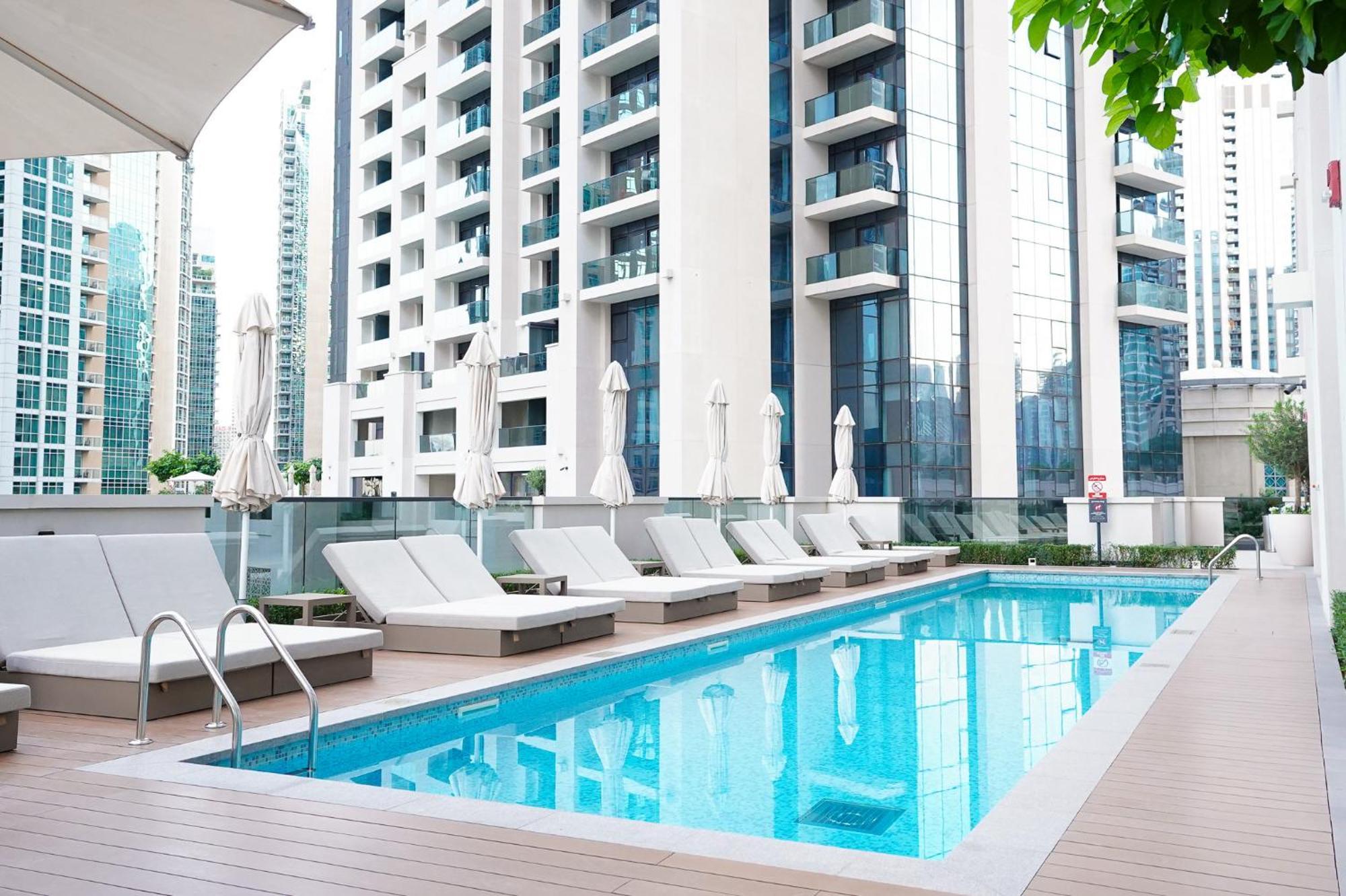 Citihome-1br In Act One With Burj Khalifa View At Pool Apartamento