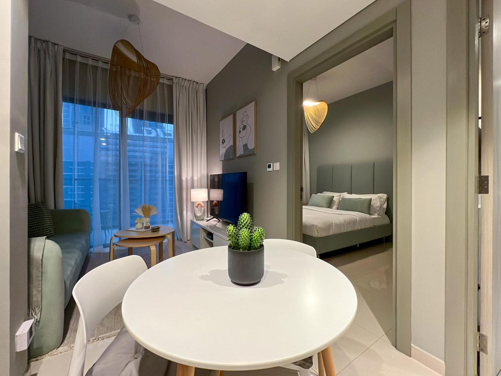 Keyrock Living - 1 Bedroom - Business Bay - Near Metro Station - Zada Tower Lägenhet *