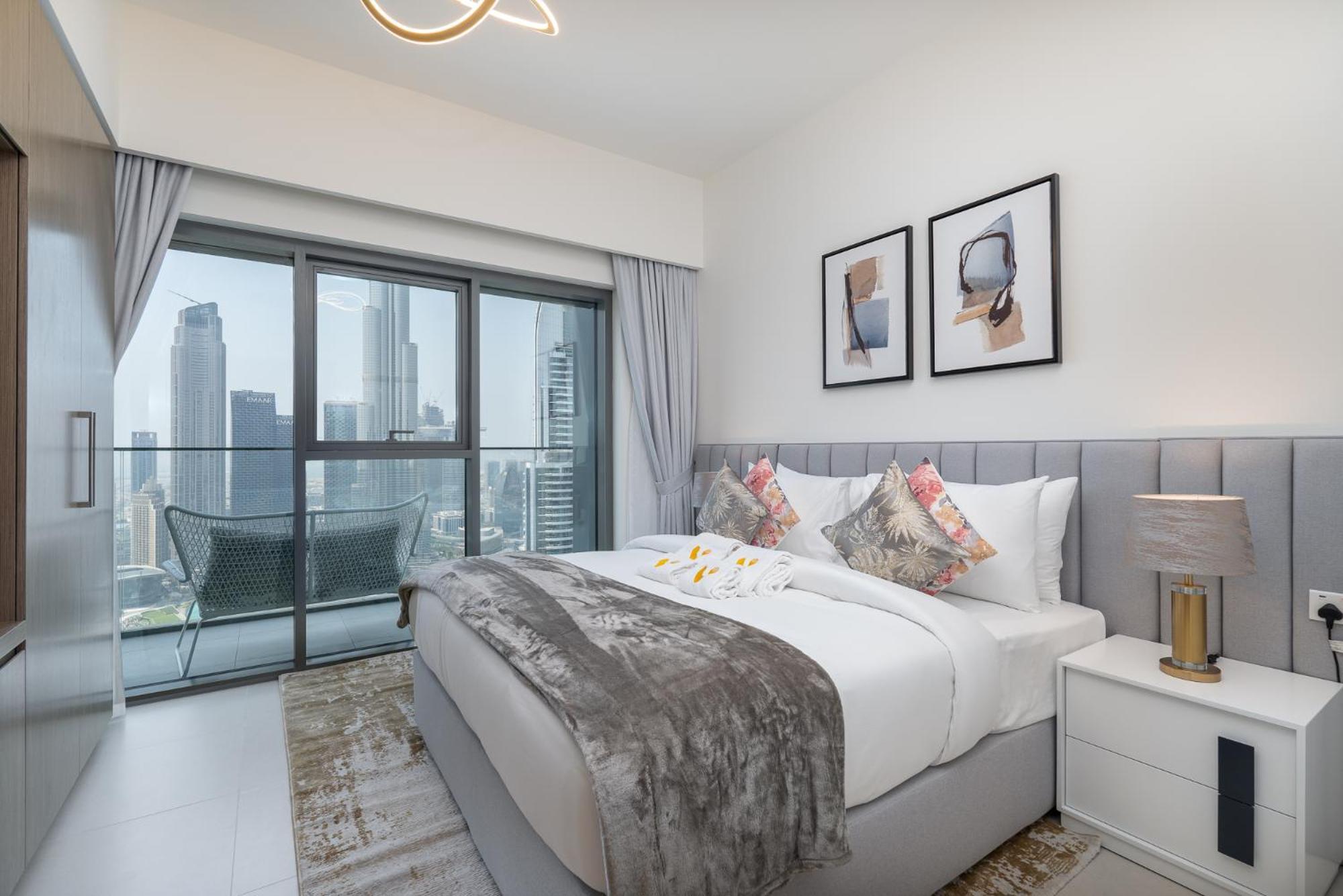 Apartament Vogue Downtown - Burj Royale - Spectacular Burj Khalifa & Mall View Dubai