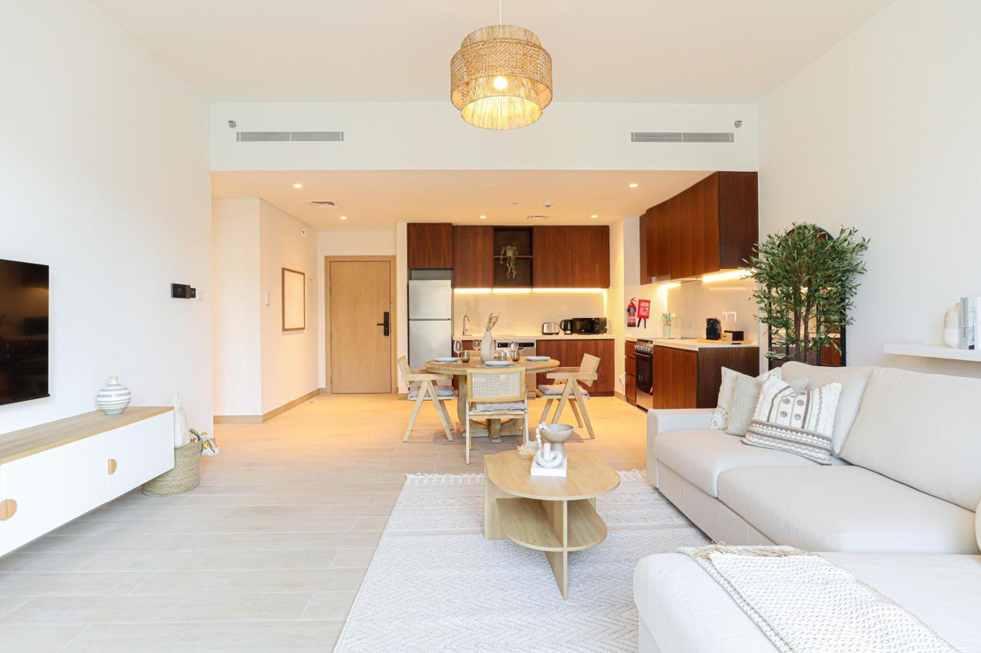 Higuests - Coastal Chic Luxurious Retreat At Port De La Appartement Dubai