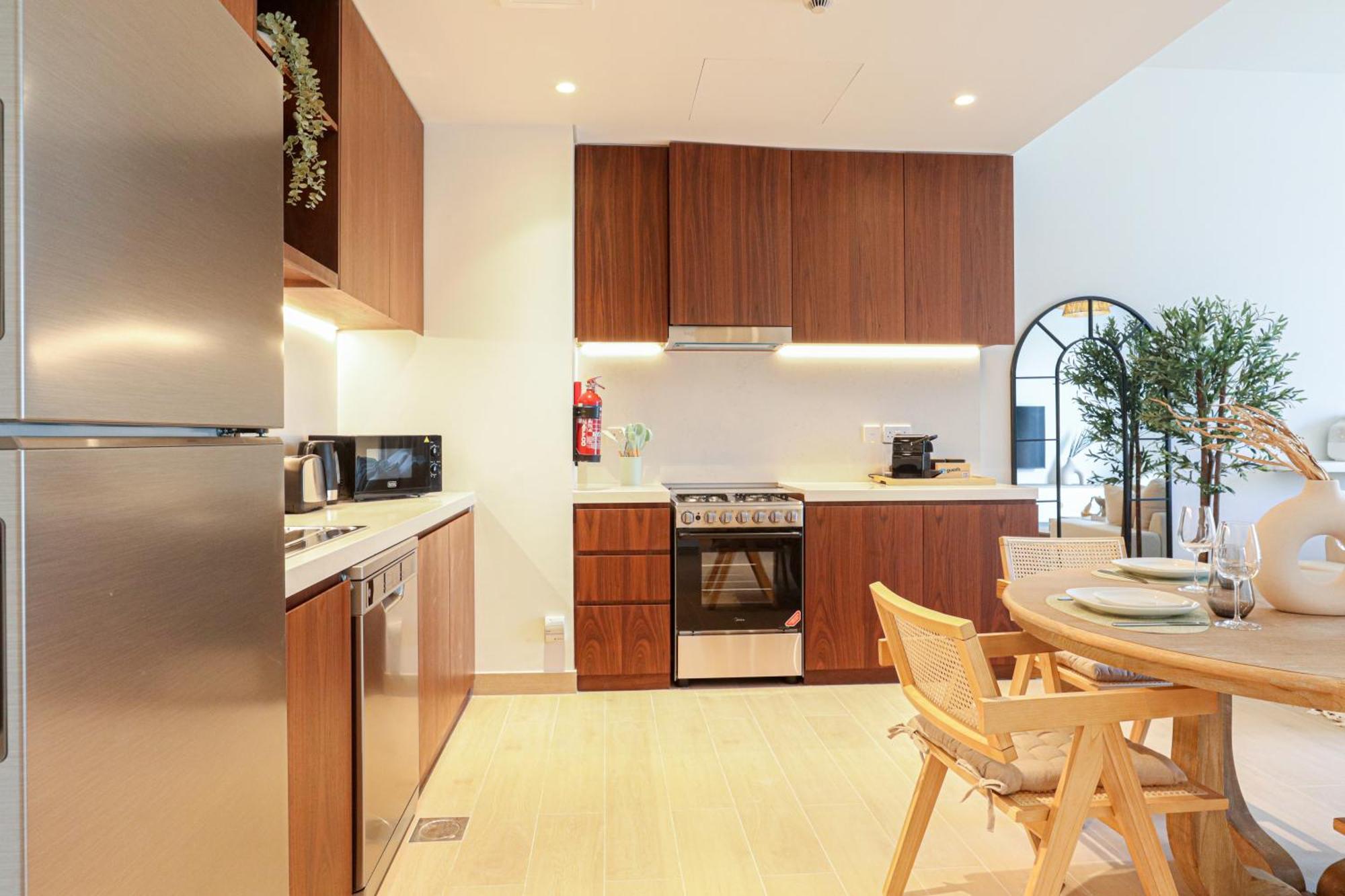 Higuests - Coastal Chic Luxurious Retreat At Port De La Appartement Dubai