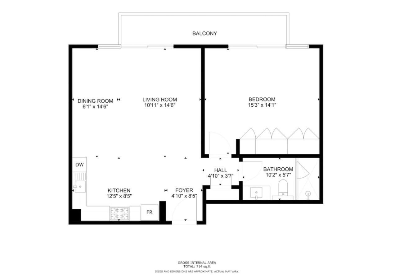 La Vie, Jbr - Spacious One Bedroom Dubaï