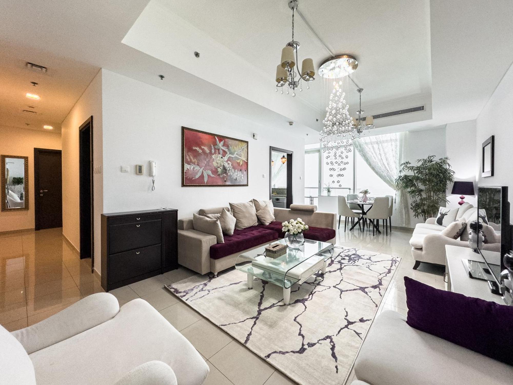 Marina & Palm View - High Floor 2br Near Jbr Apartment Dubai