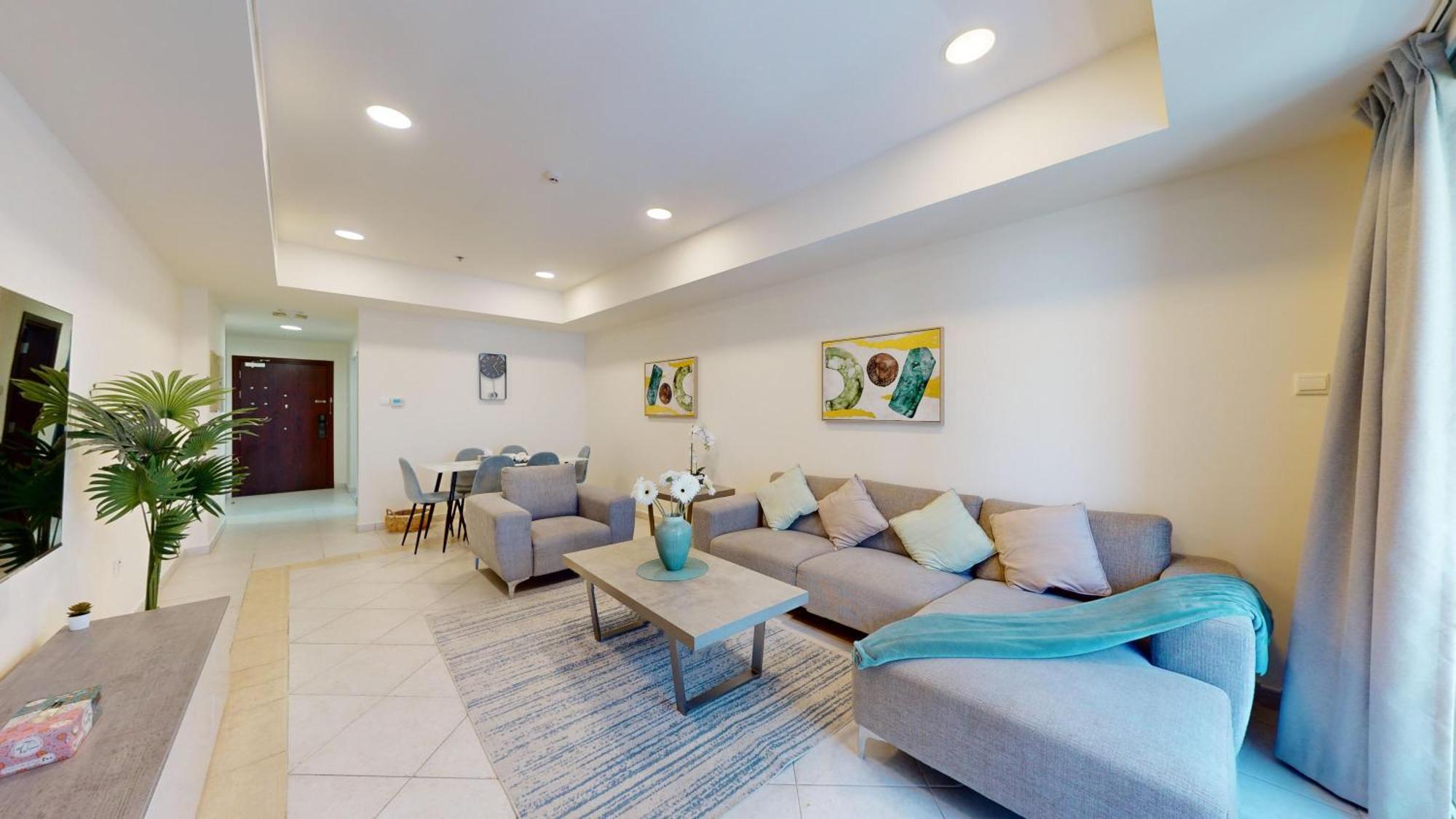Apartamento 50 Percent Offer ! Iconic Princess Tower ! 64th Floor ! Sea View & Marina Walk View ! 3min To Marina Beach & Tram ! Spacious *