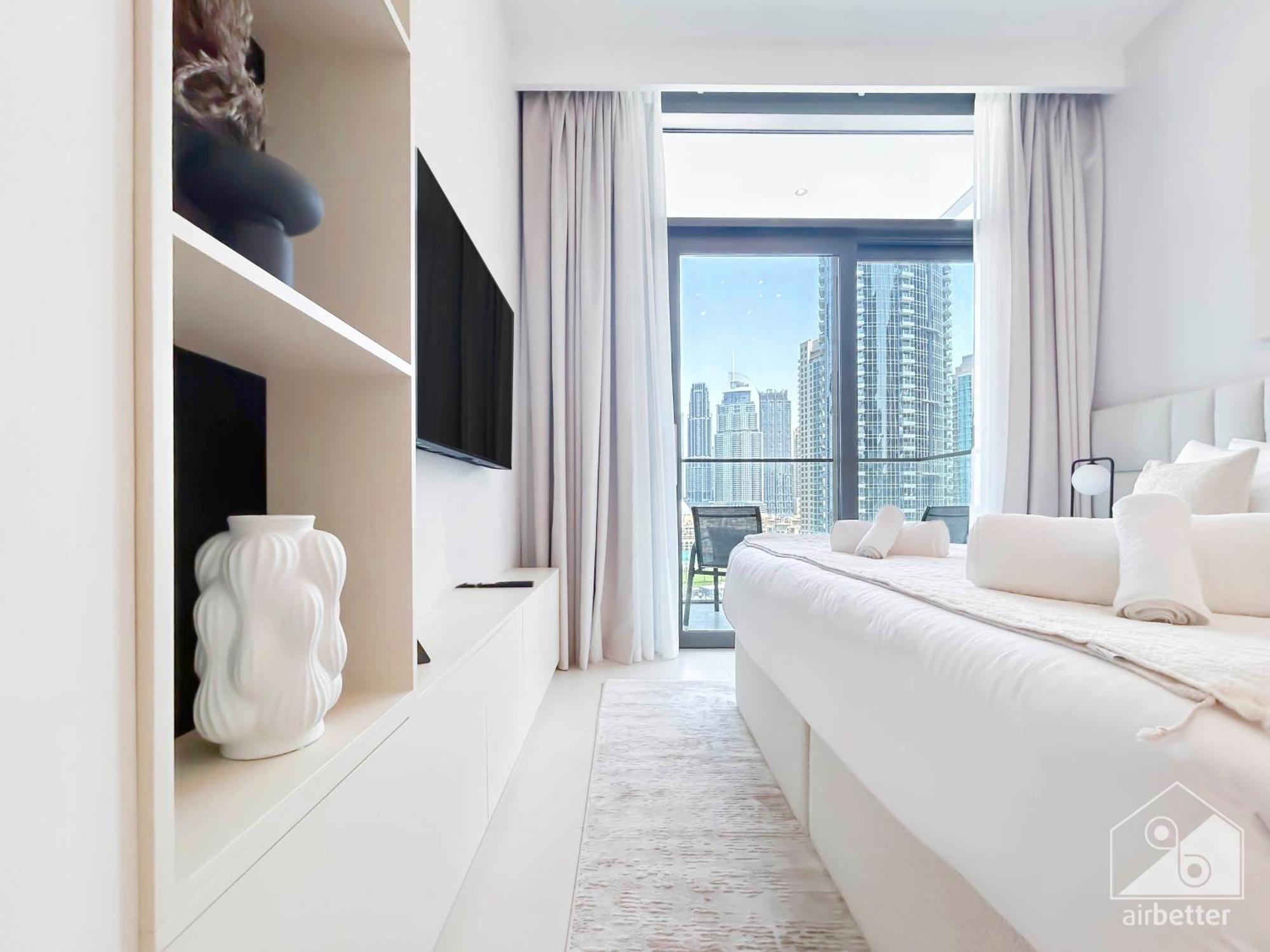 Appartement Luxury Burj Crown 4bedroom Balcony & Downtown View *