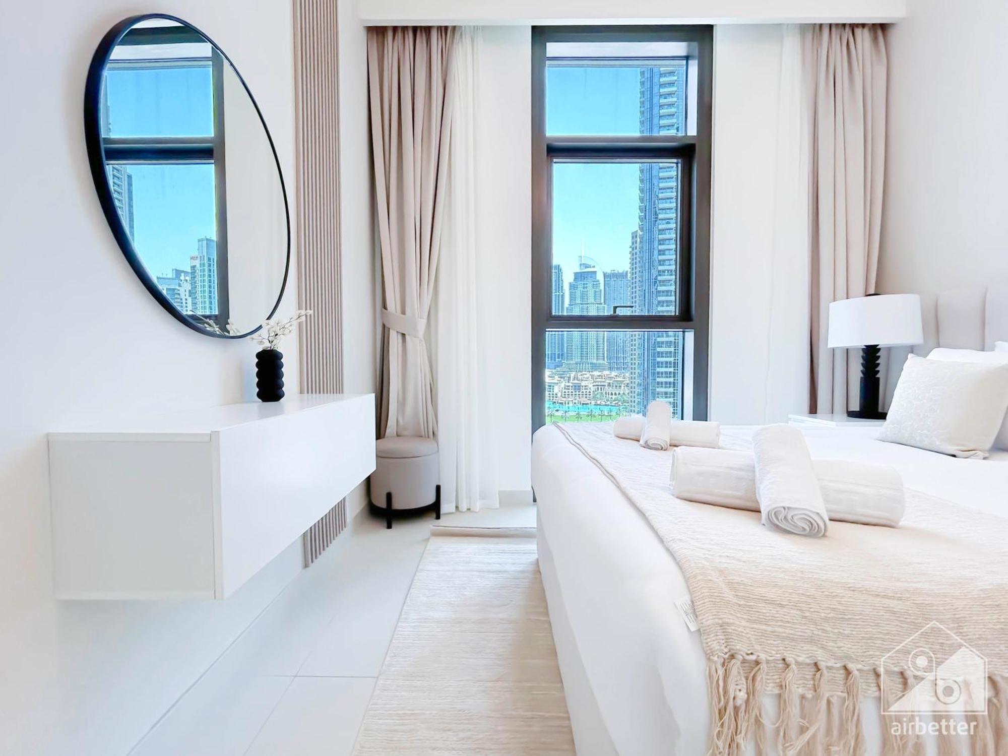 Luxury Burj Crown 4bedroom Balcony & Downtown View Appartement *