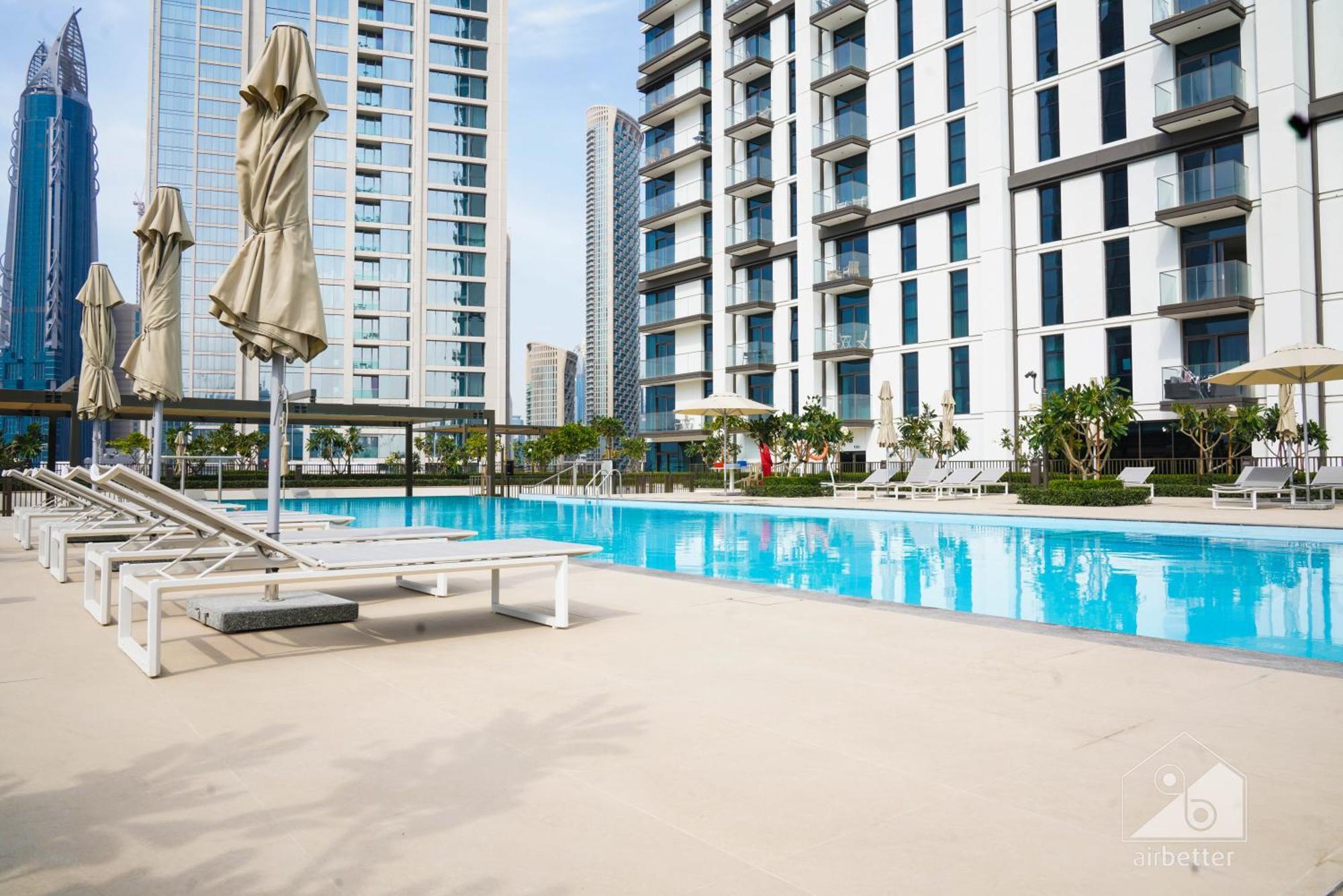 Luxury Burj Crown 4bedroom Balcony & Downtown View Appartement *