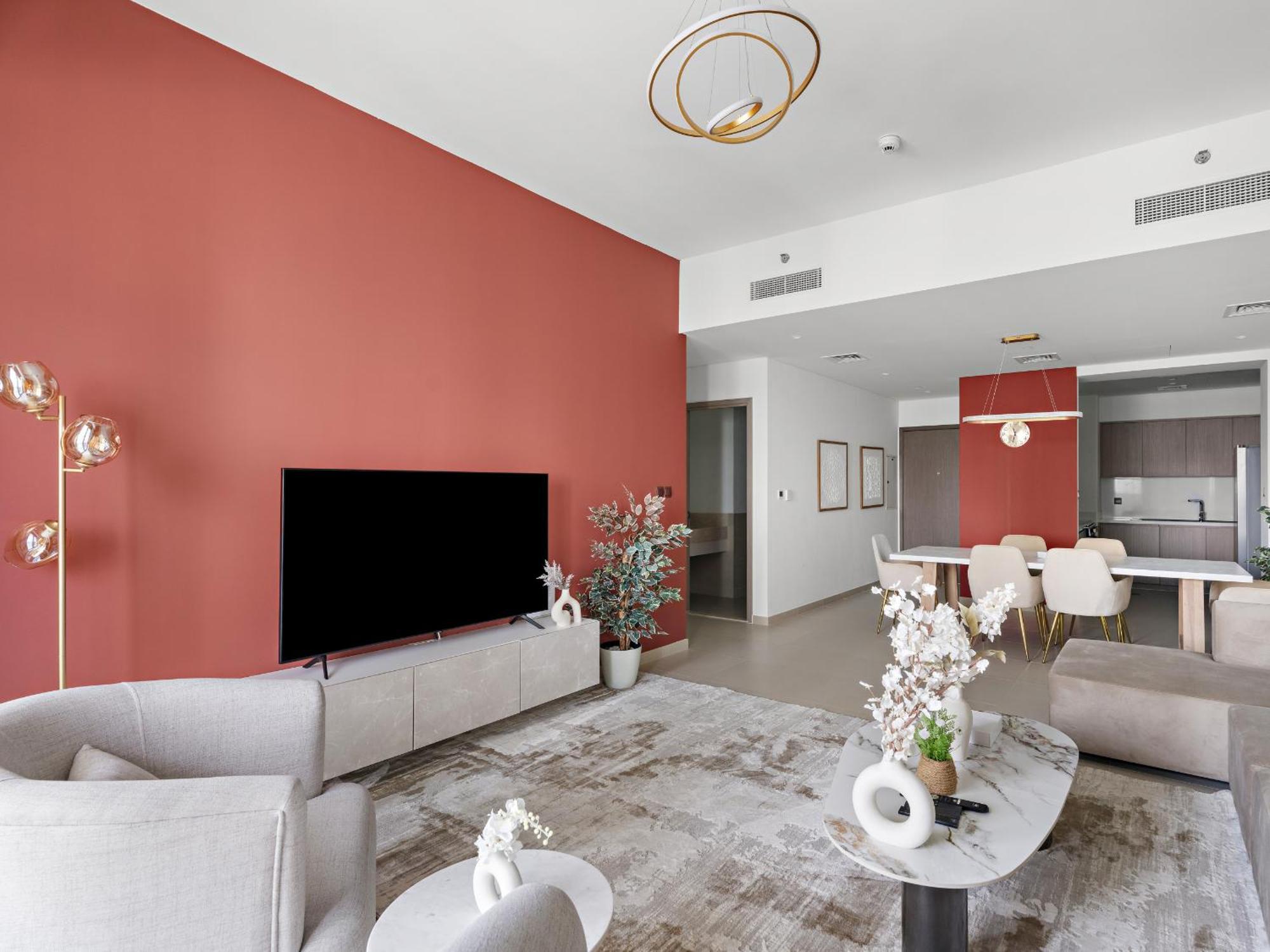 Vibrant 3bdr Plus 1 Guest In Downtown With Burj Khalifa View Apartamento *