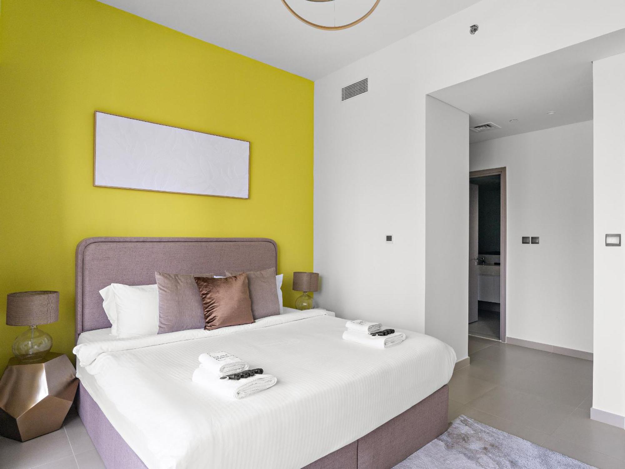 Vibrant 3bdr Plus 1 Guest In Downtown With Burj Khalifa View Apartamento Dubái