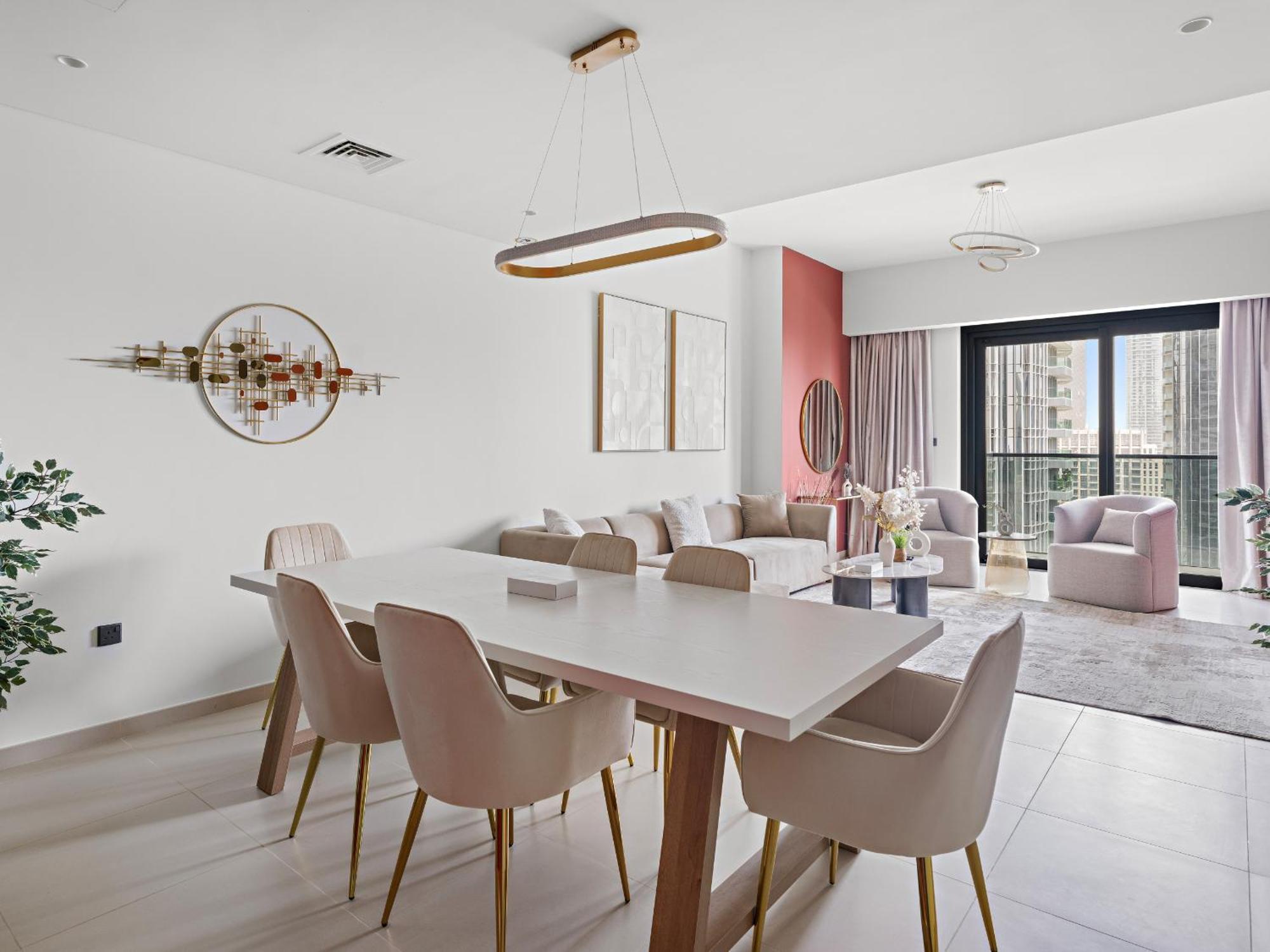 Apartamento Vibrant 3bdr Plus 1 Guest In Downtown With Burj Khalifa View