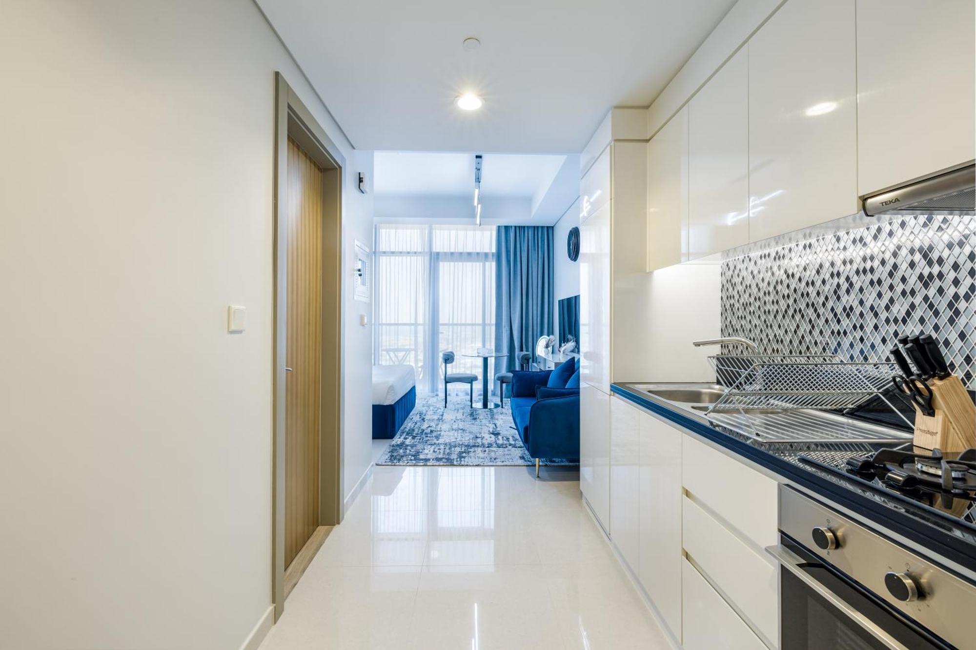 A Living - Luxury In Aykon Canal Views, Business Bay Apartamento *