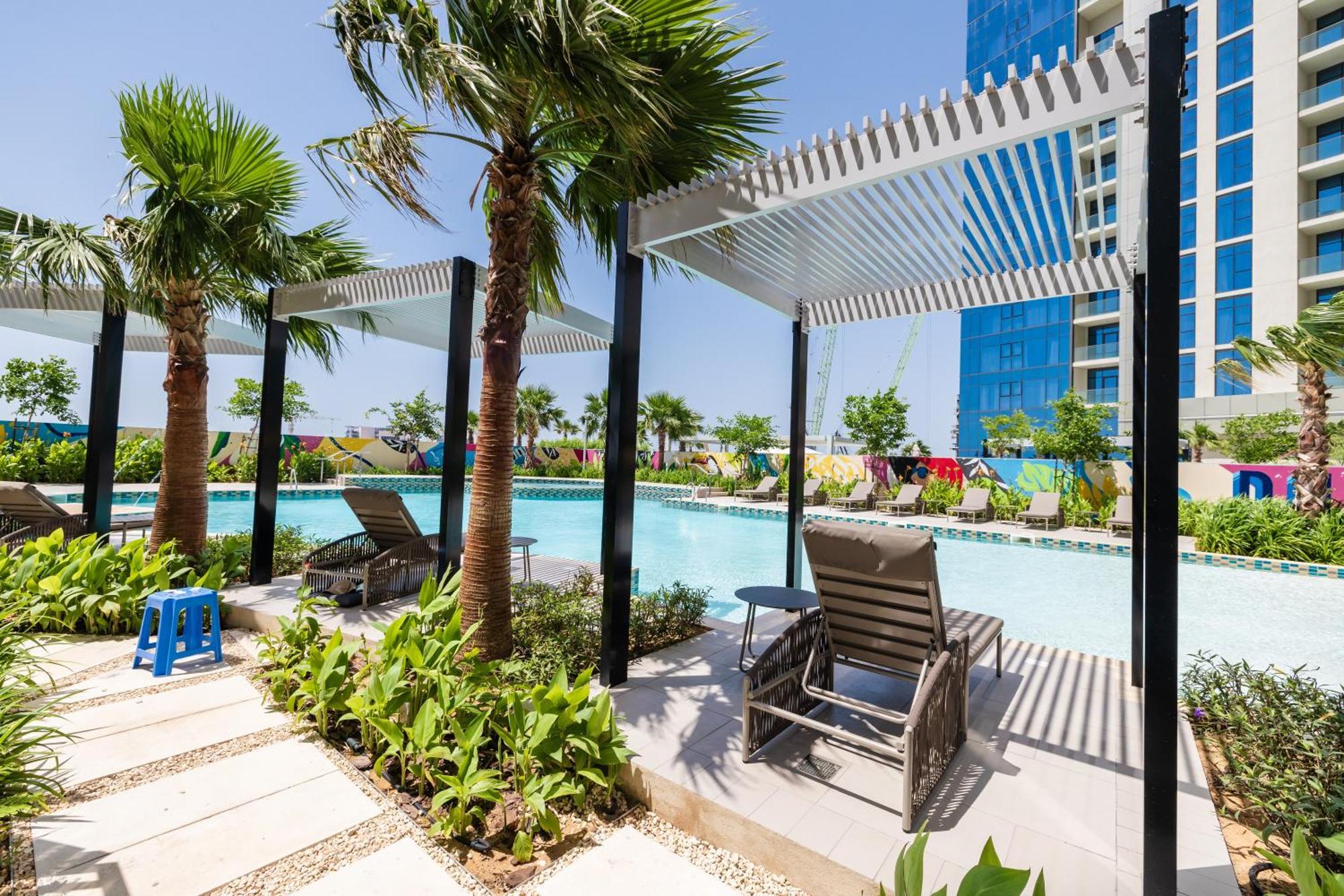 A Living - Luxury In Aykon Canal Views, Business Bay Apartamento Dubai