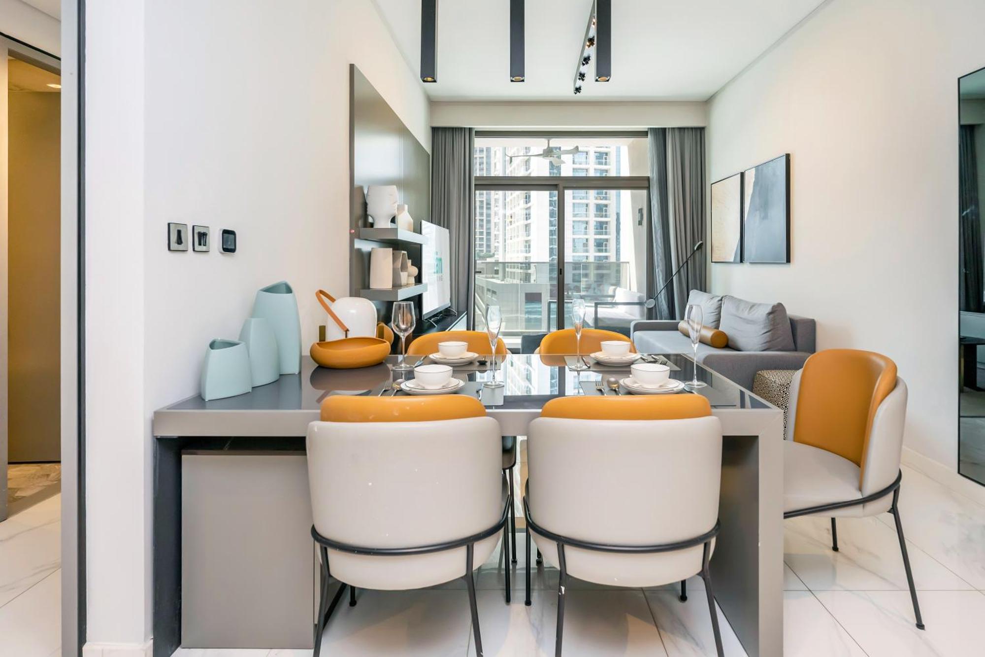 Apartamento Fam Living - Urban - Mag318, 5 Mins To Burj Khalifa