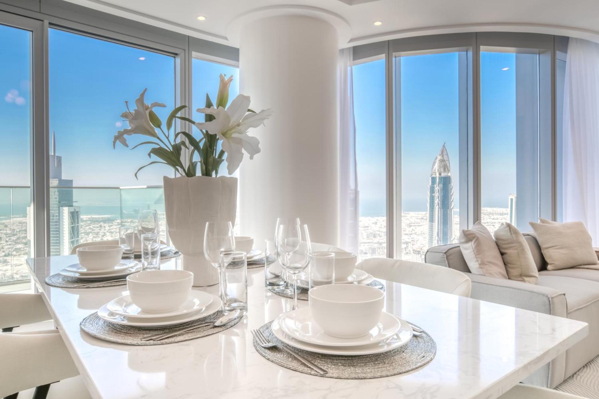 Apartamento Downtown Luxury - Stunning Burj Khalifa & Sea View - 5 Minutes Walk To Mall