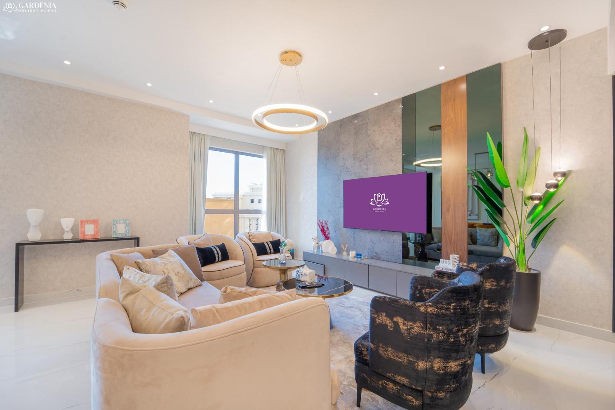 Apartamento Jbr Amwaj 4 , Upgraded Sea And Ain Views, 2m Walk To By Gardenia Suitse Dubái
