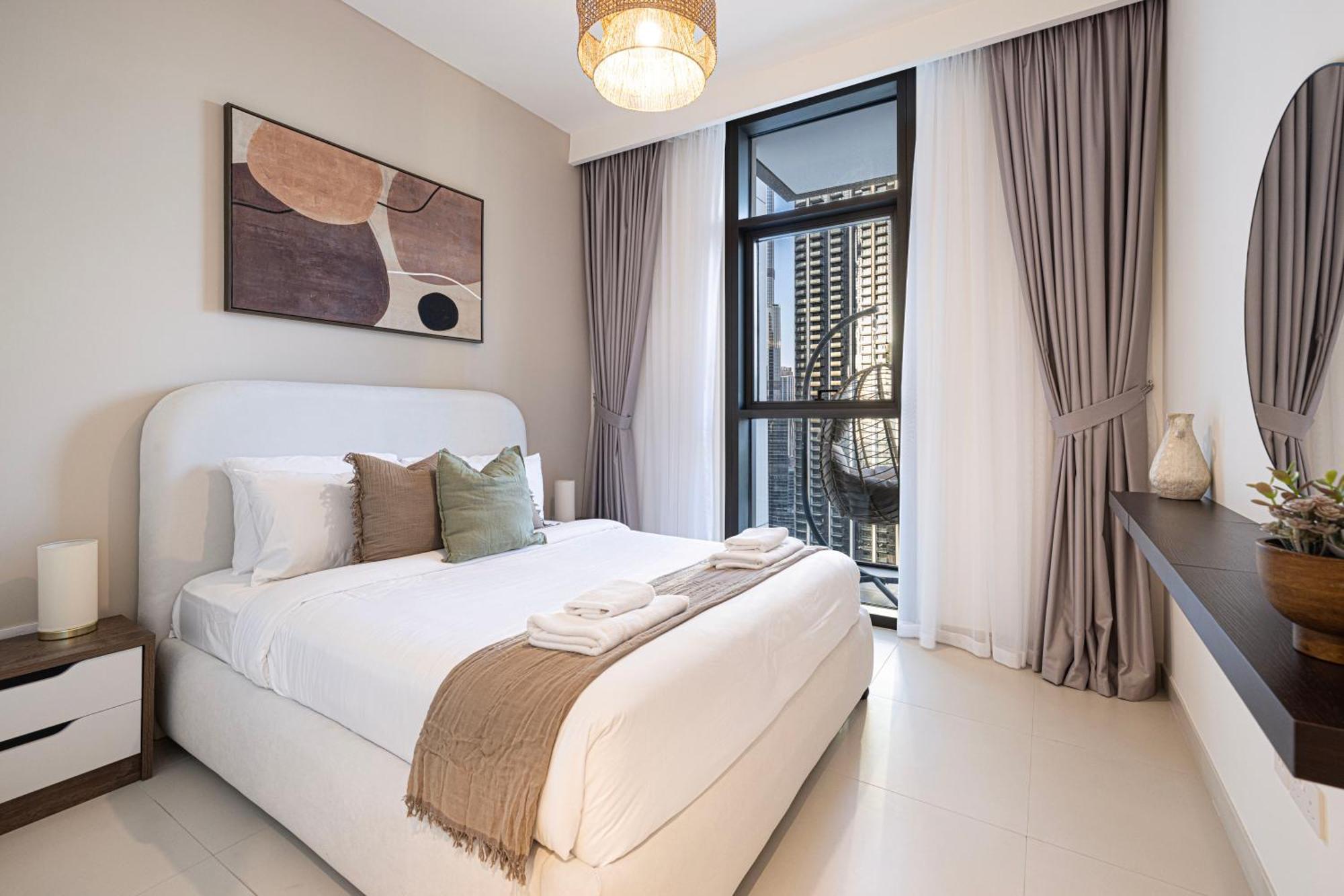 Luxury Sky High 2-bedroom Stunning Burj Khalifa & Fountain Views