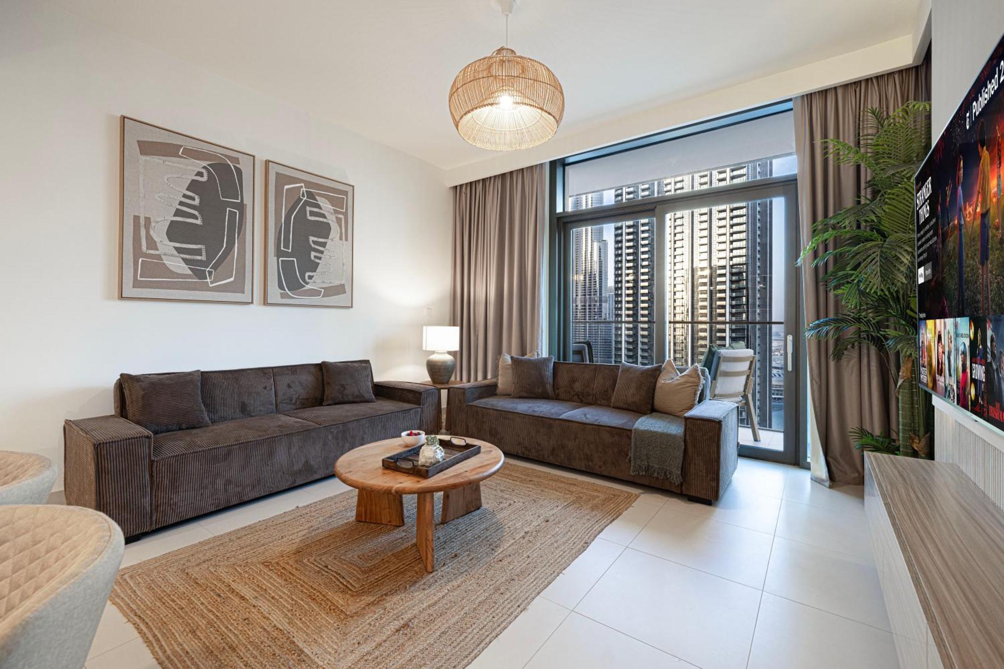 Luxury Sky High 2-bedroom Stunning Burj Khalifa & Fountain Views *
