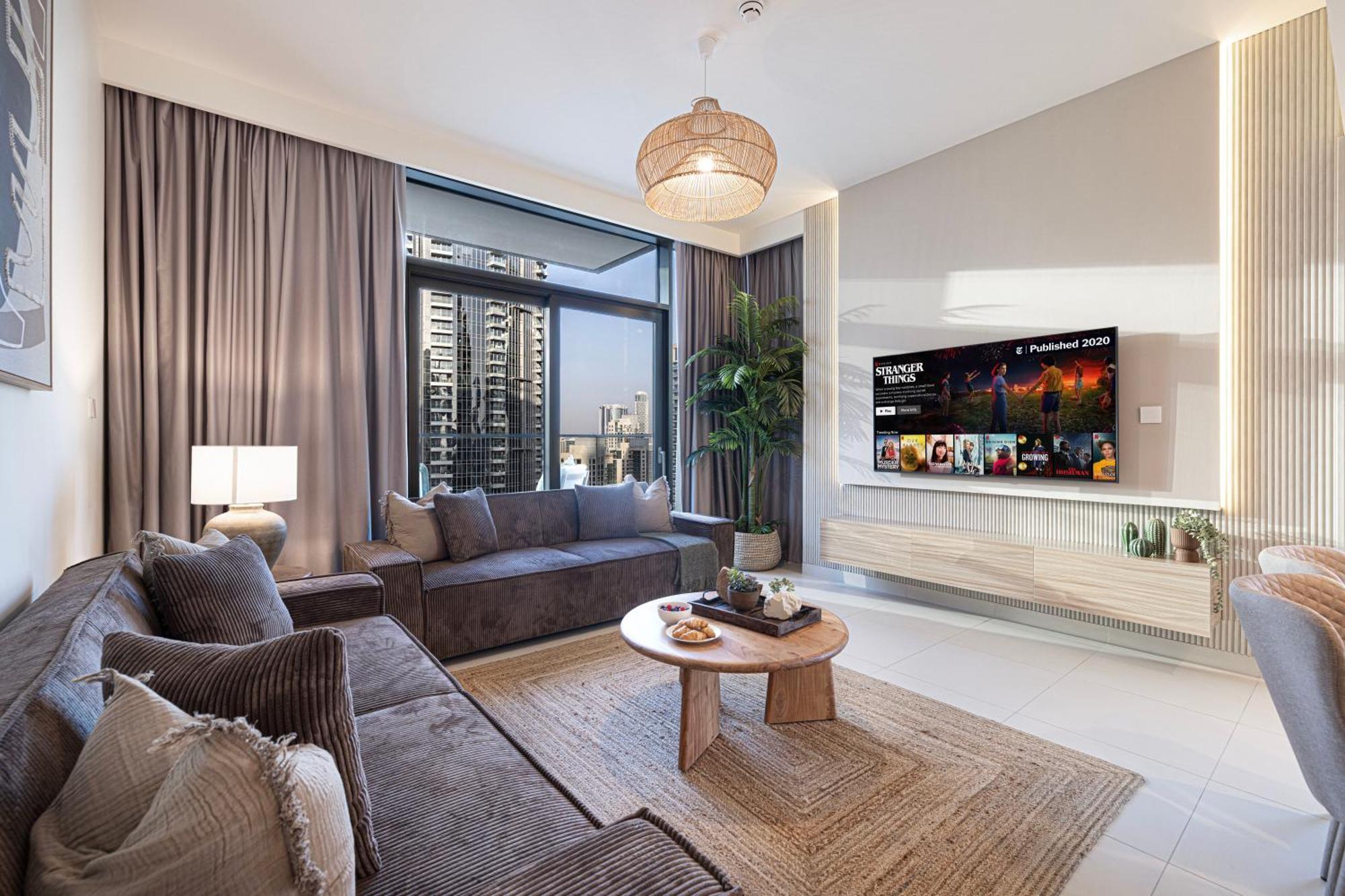 Luxury Sky High 2-bedroom Stunning Burj Khalifa & Fountain Views