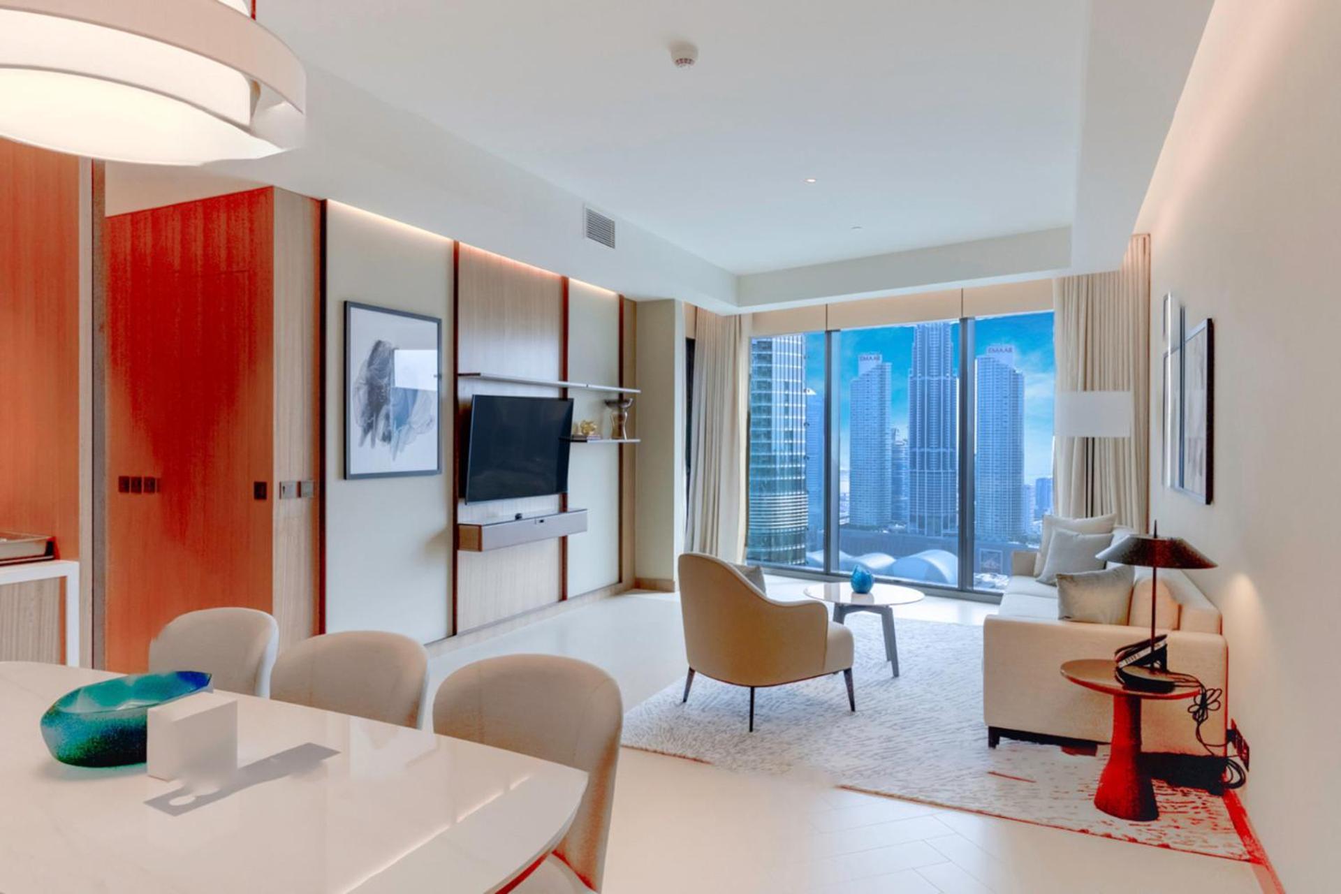 Apartament Address Residences Amazing 3b Burj And Fountain View Dubai