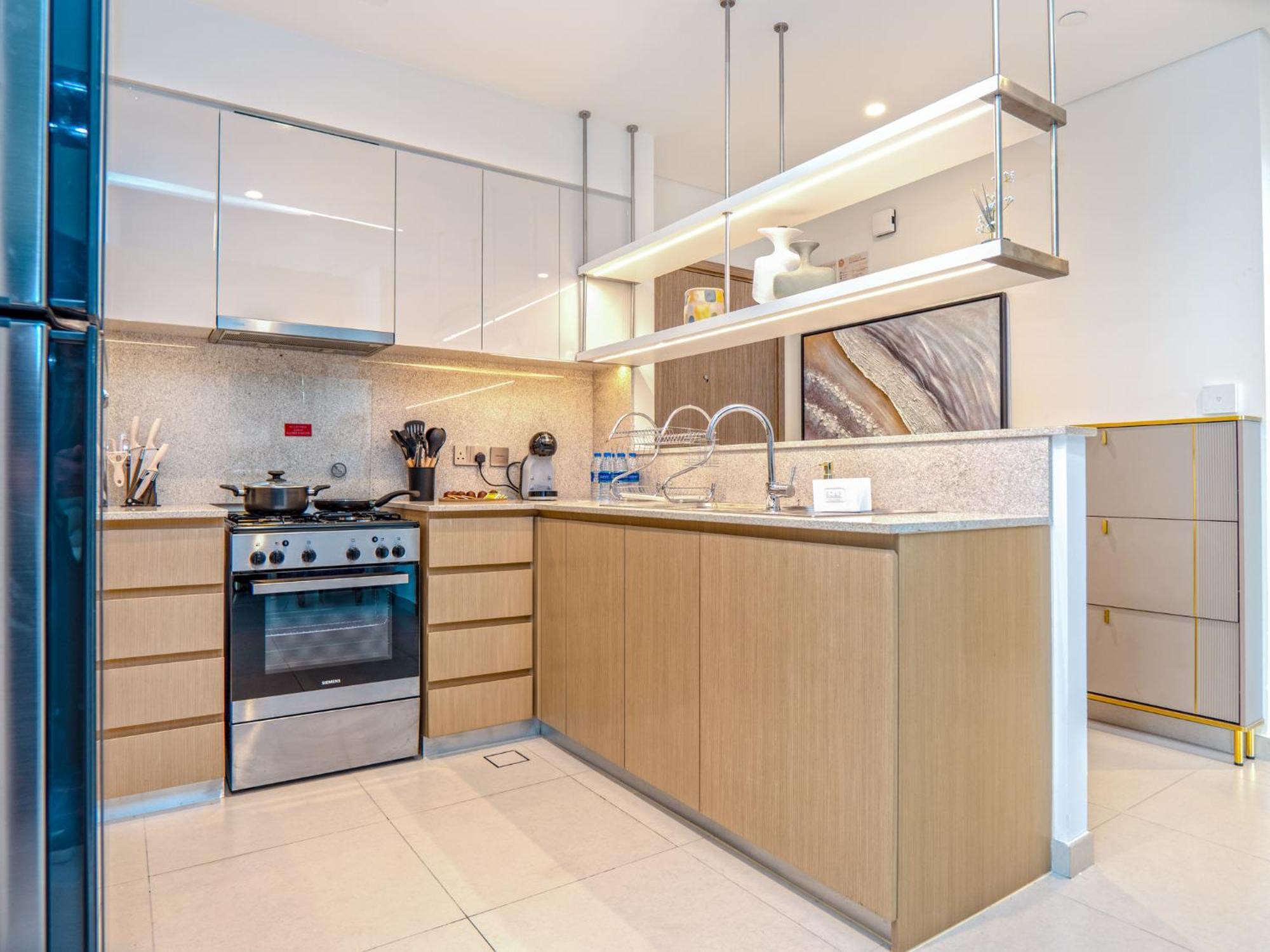 Appartamento Easygo - 3br & Maid With Full Burj Khalifa And Fountain View Burj Royale Dw Dubai