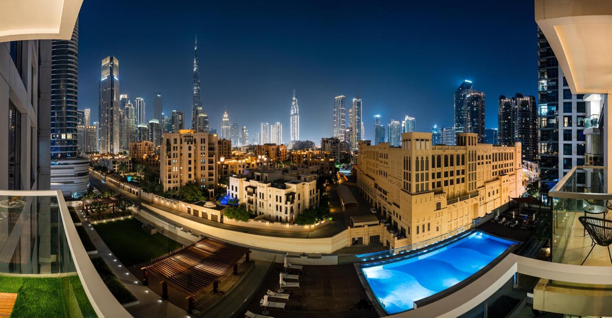 Luxury 2br With Burj View, Very Close To Mall Сasa de vacaciones *