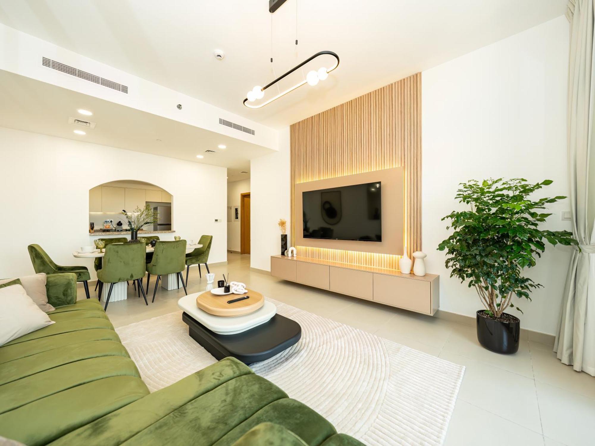 Luxury 2br With Burj View, Very Close To Mall Сasa de vacaciones Dubái
