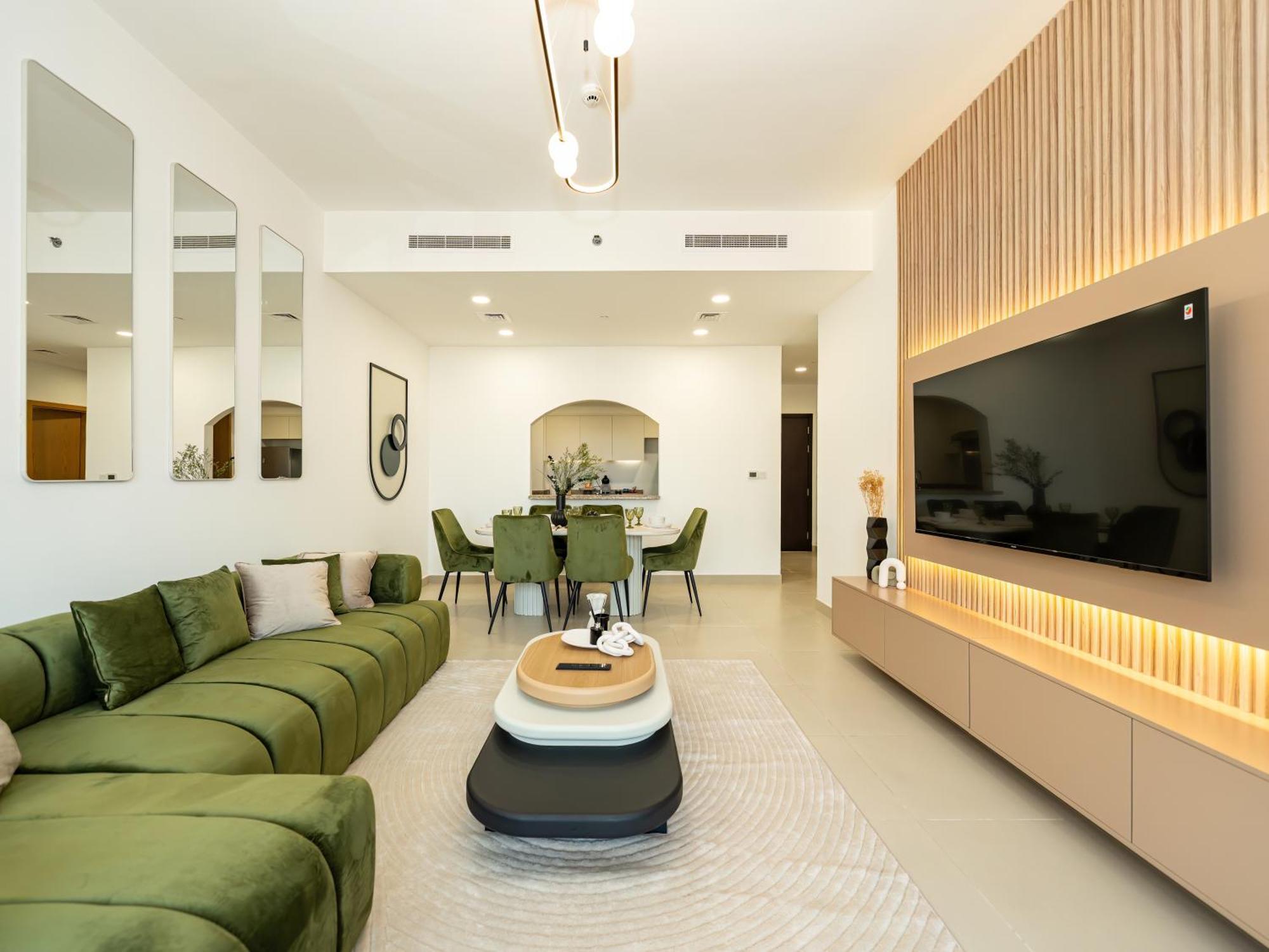 Сasa de vacaciones Luxury 2br With Burj View, Very Close To Mall