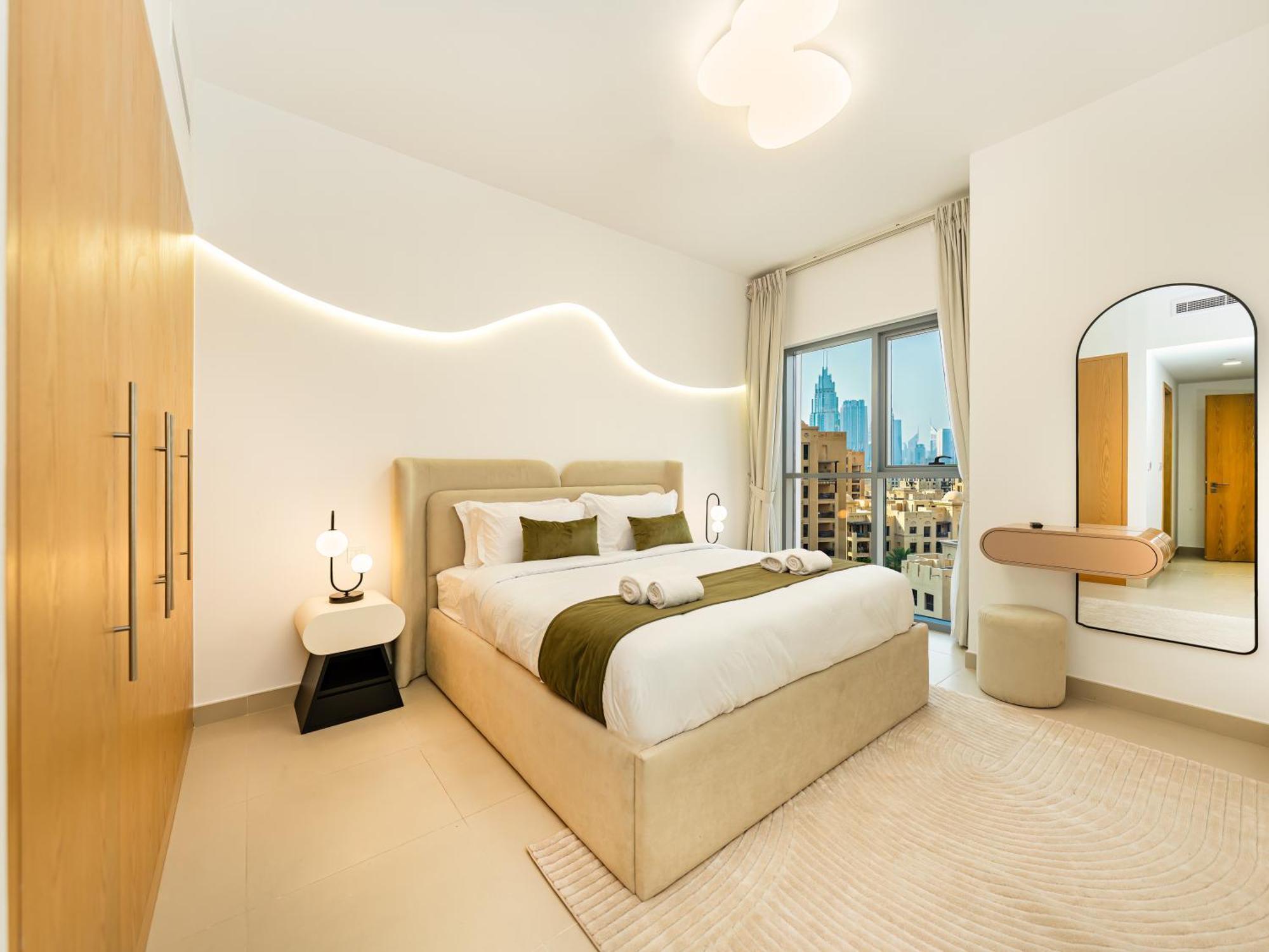 Сasa de vacaciones Luxury 2br With Burj View, Very Close To Mall