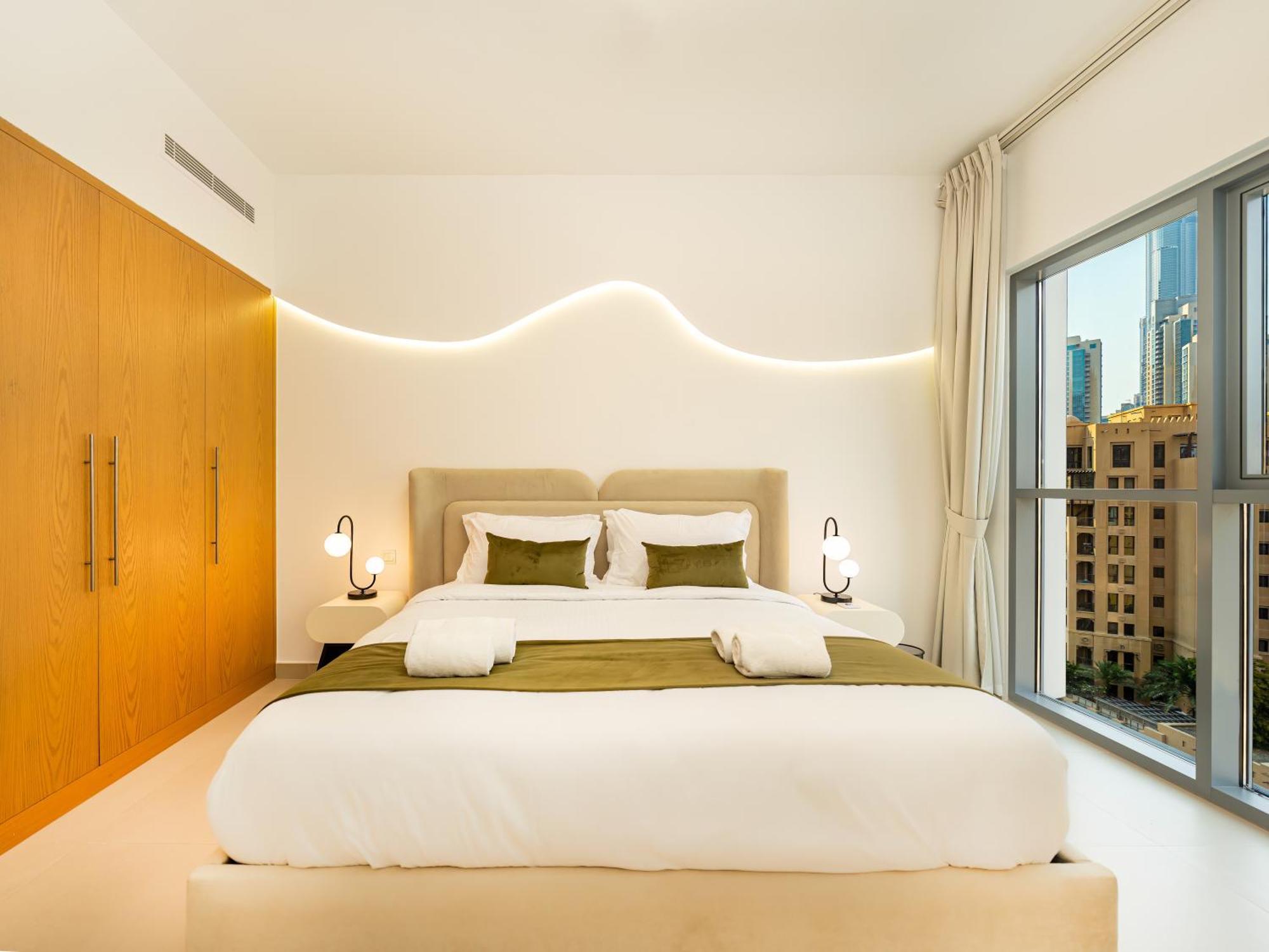 Luxury 2br With Burj View, Very Close To Mall Сasa de vacaciones
