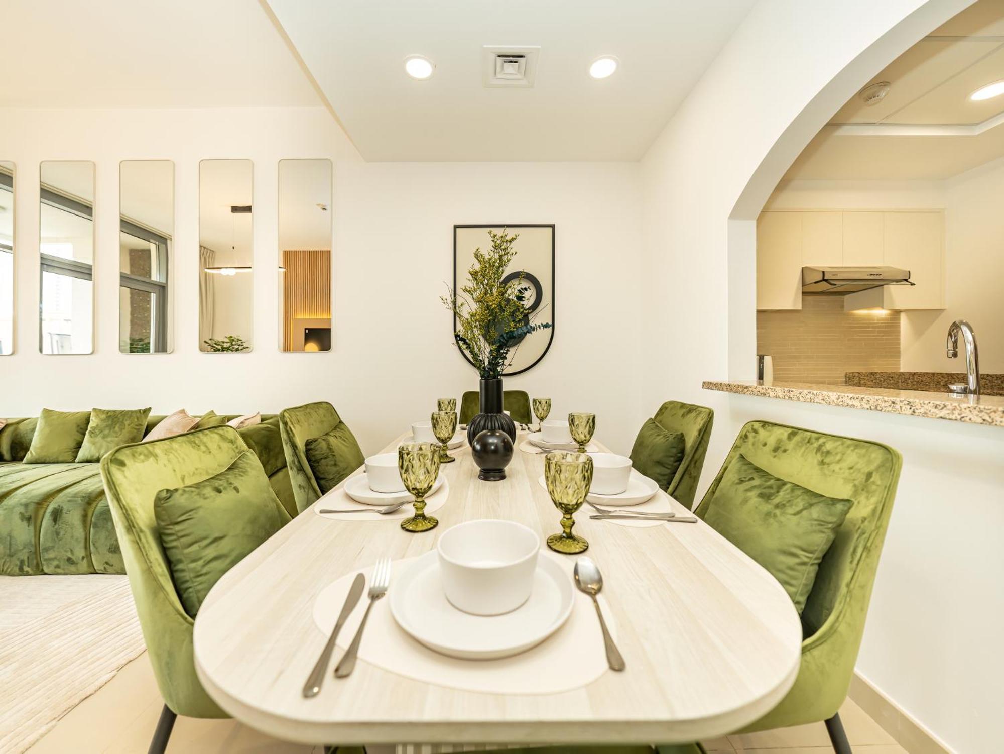 Сasa de vacaciones Luxury 2br With Burj View, Very Close To Mall