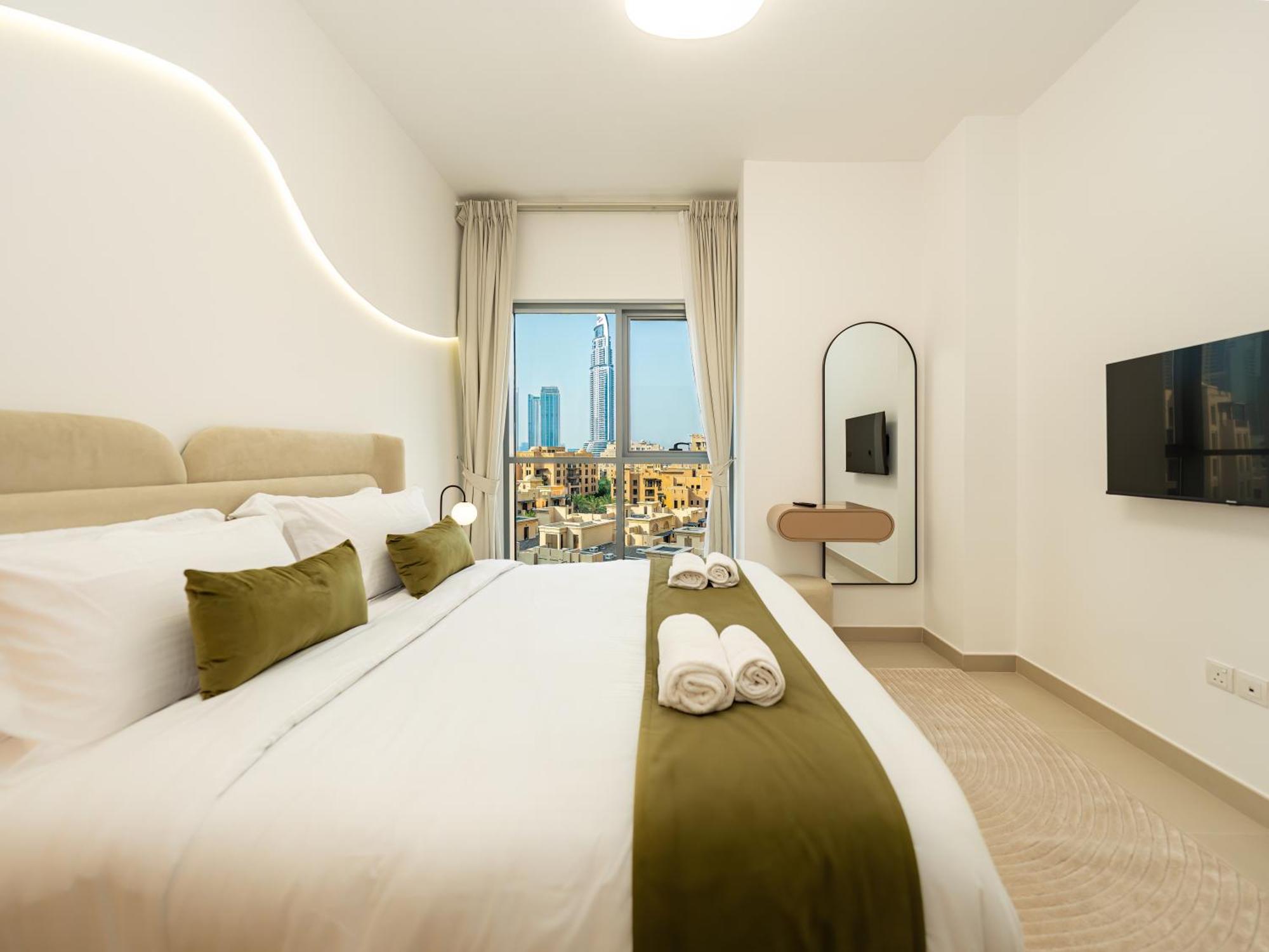 Сasa de vacaciones Luxury 2br With Burj View, Very Close To Mall *