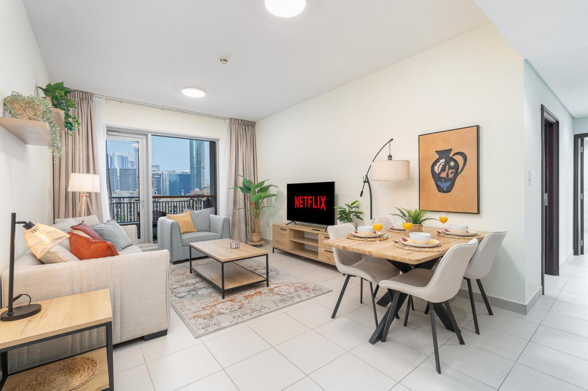 Boulevard 2 Br- Burj Khalifa-dubai Mall- Pool-gym