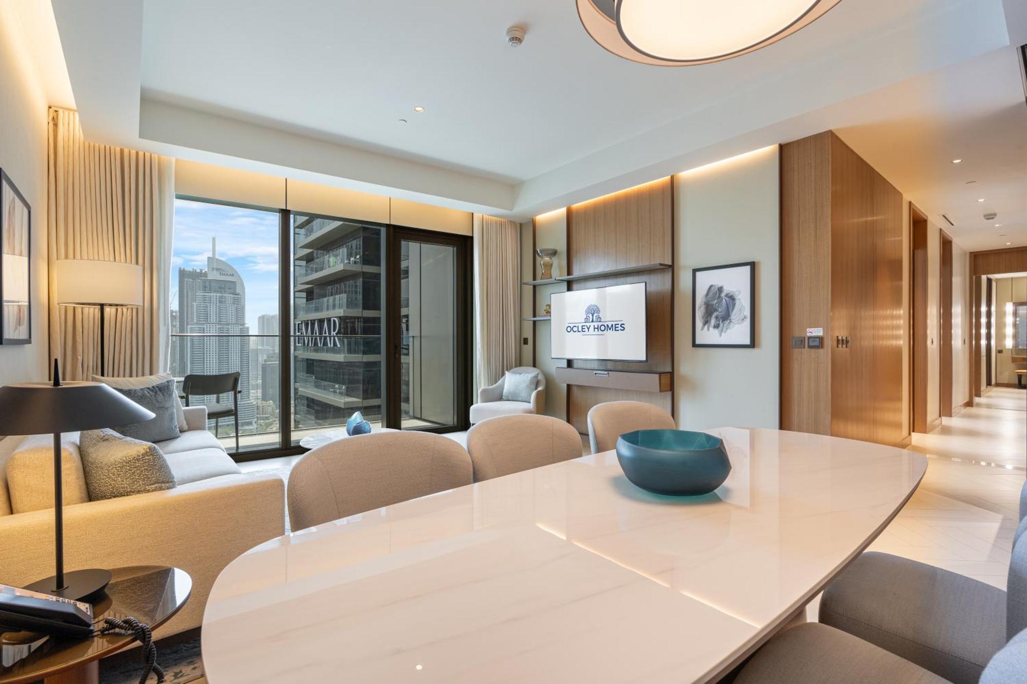 Deluxe 3br In Address Opera With Full Burj View