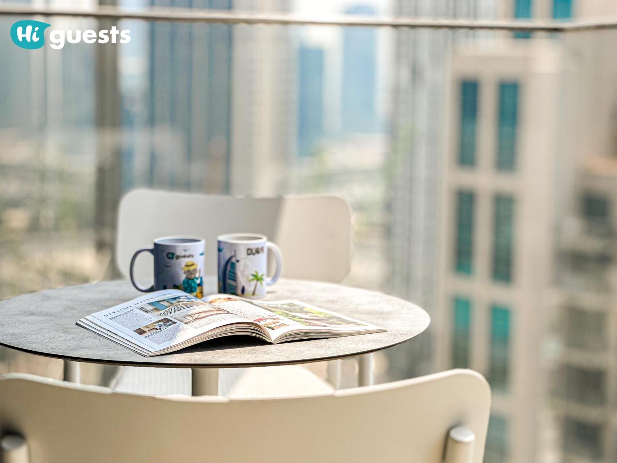 Higuests - Sky-high Experience Luxe Living On The 24th Floor Appartement Dubaï