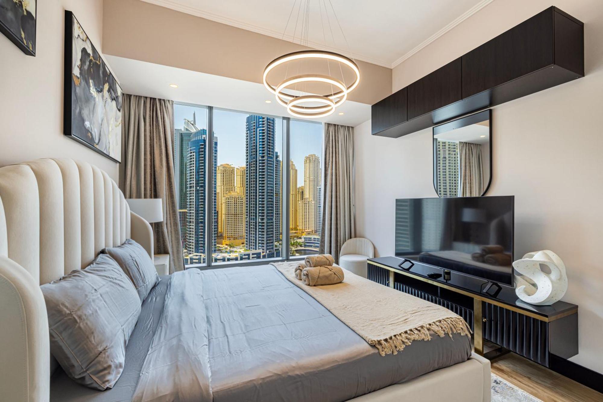 Lejlighed Poshy 1br W Marina Bay View Next To Marina Mall