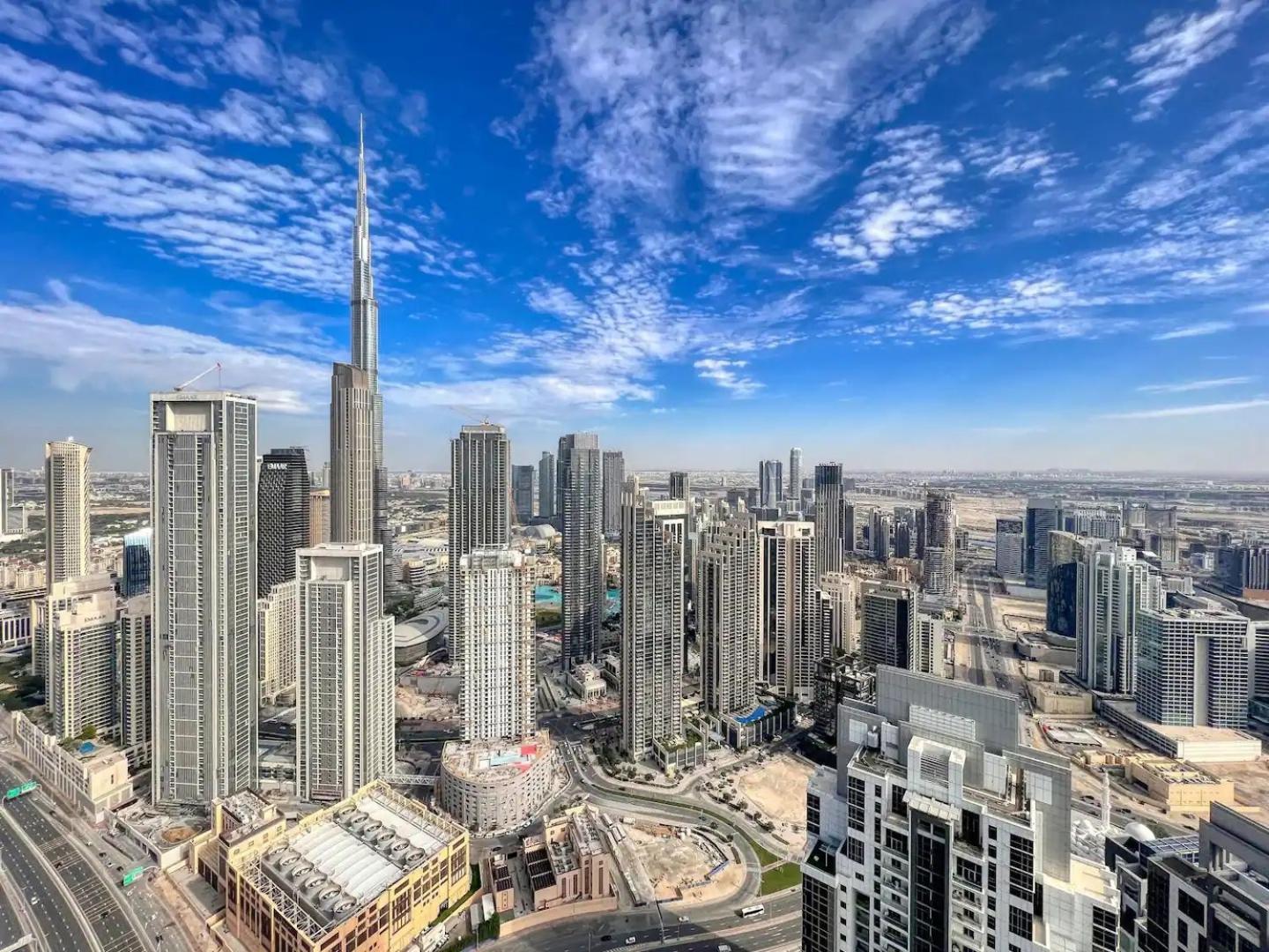 Boulevard 2 Bedroom Family With Burj Khalifa View And Infinity Pool In 64th Floor Downtown Lägenhet