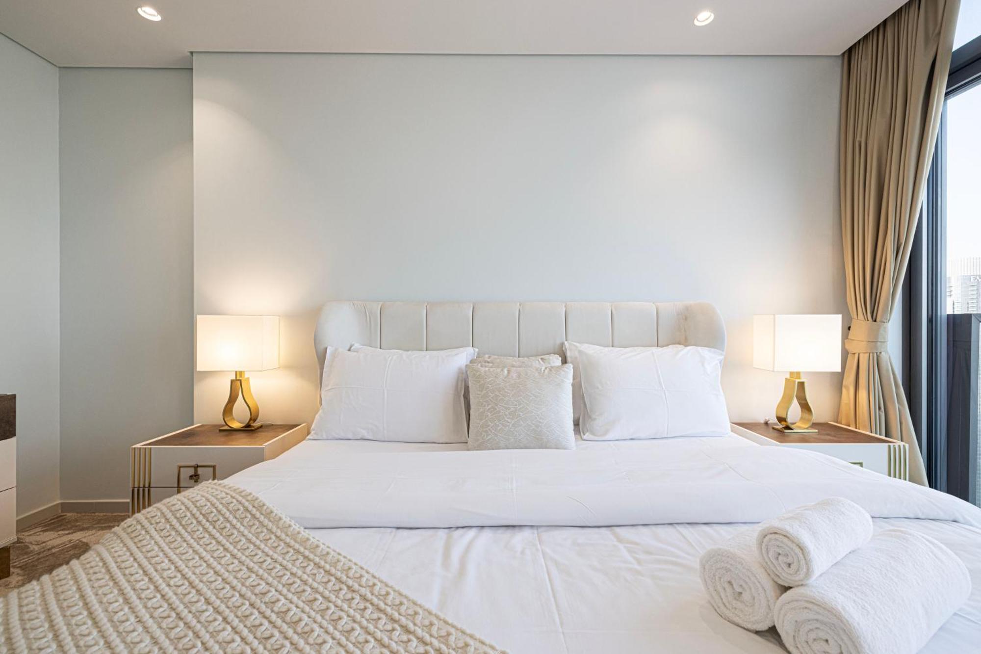 Apartamento Paramount Midtown, Infinity Pool, Burj Skyline Views *