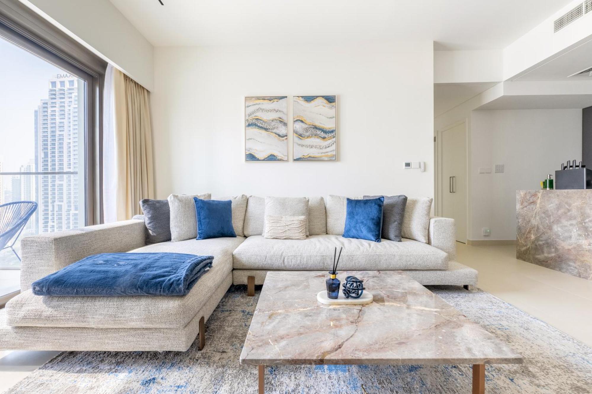 Stylish 3br Maid's In Burj Crown With Burj Khalifa View Dubái