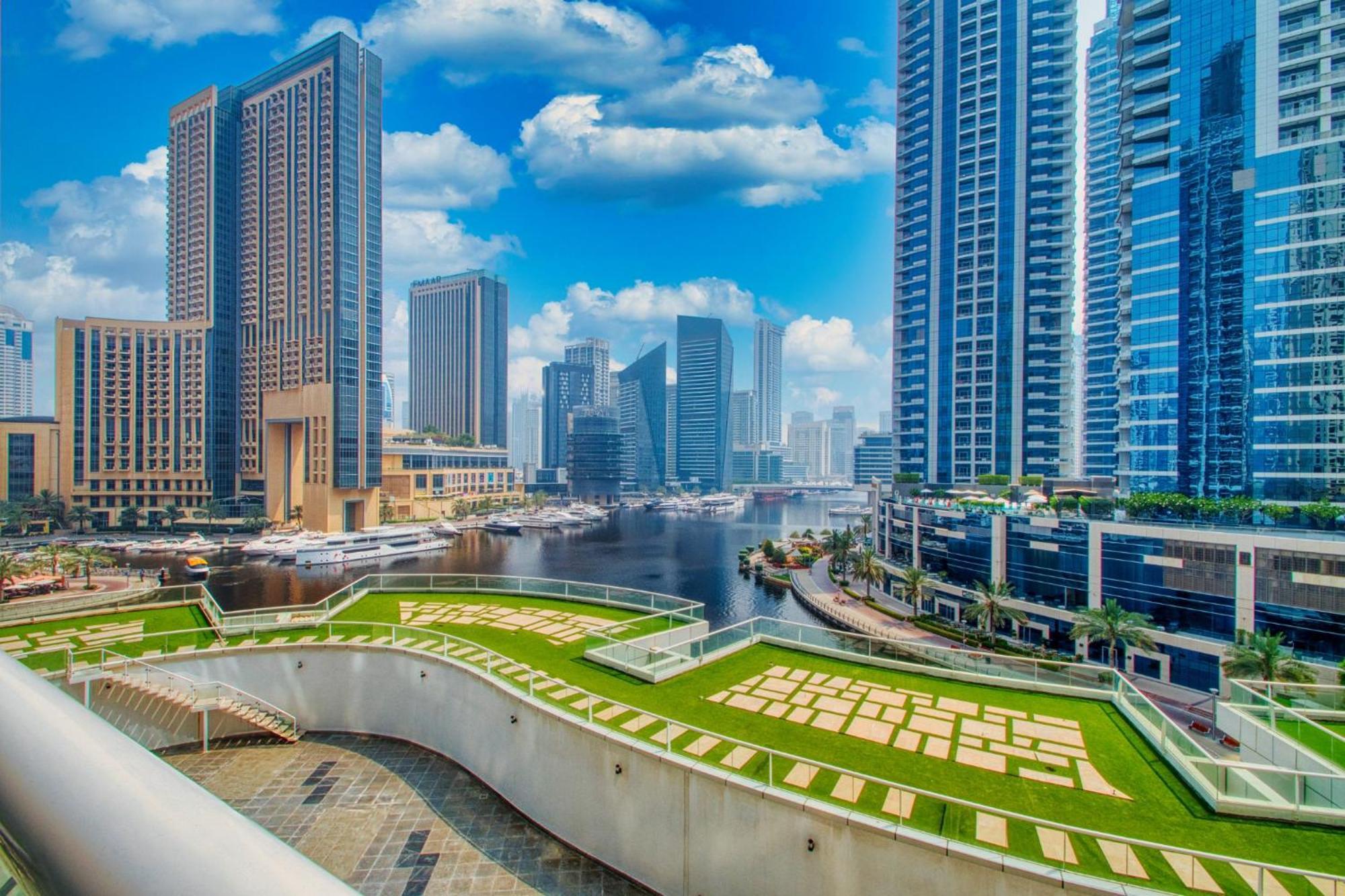 Shoresinn - Charming 1br With Marina Views Lägenhet Dubai
