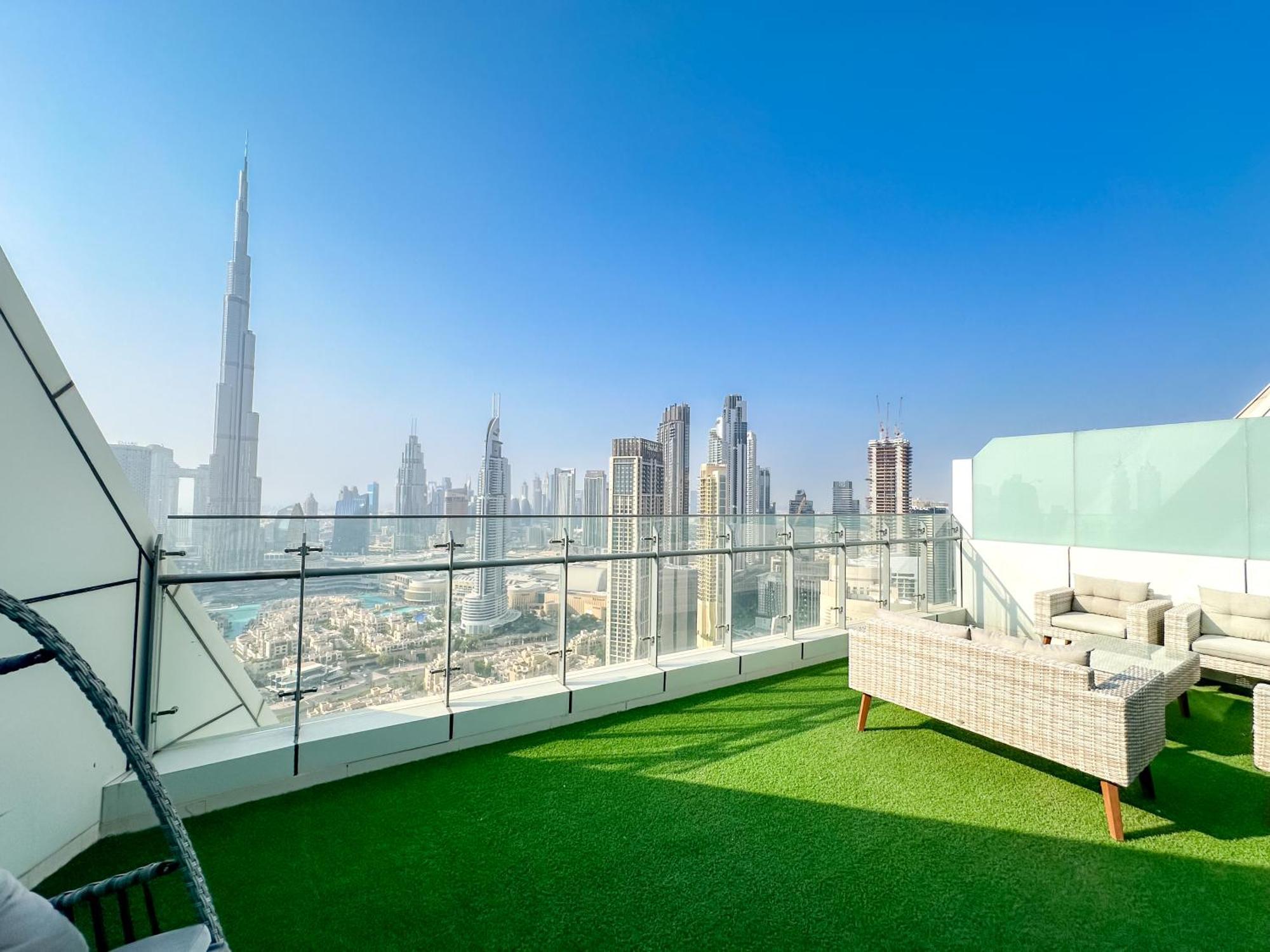 Apartamento Panoramic Burj Khalifa View Luxury 2br Penthouse *