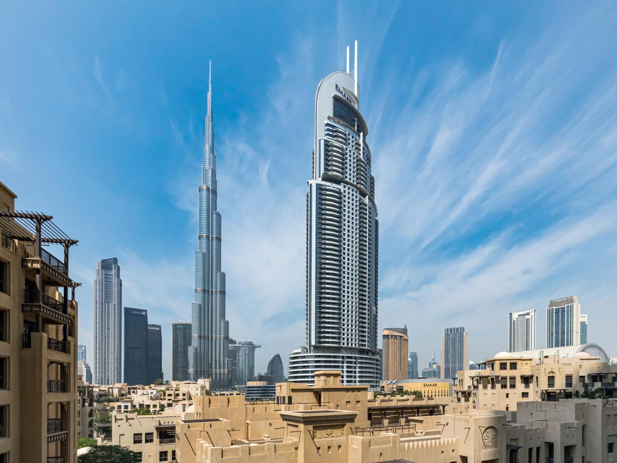 Burj Khalifa Laser Show & Fountain Show View Lägenhet