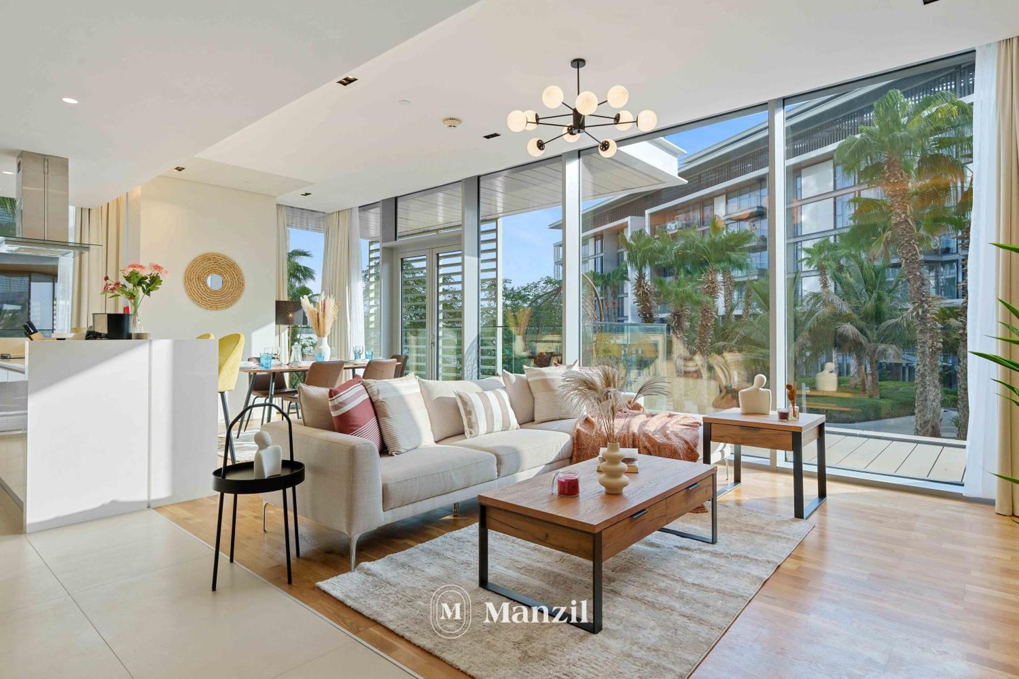 Manzil - 3br In Bluewaters Island Near Ain Appartement *