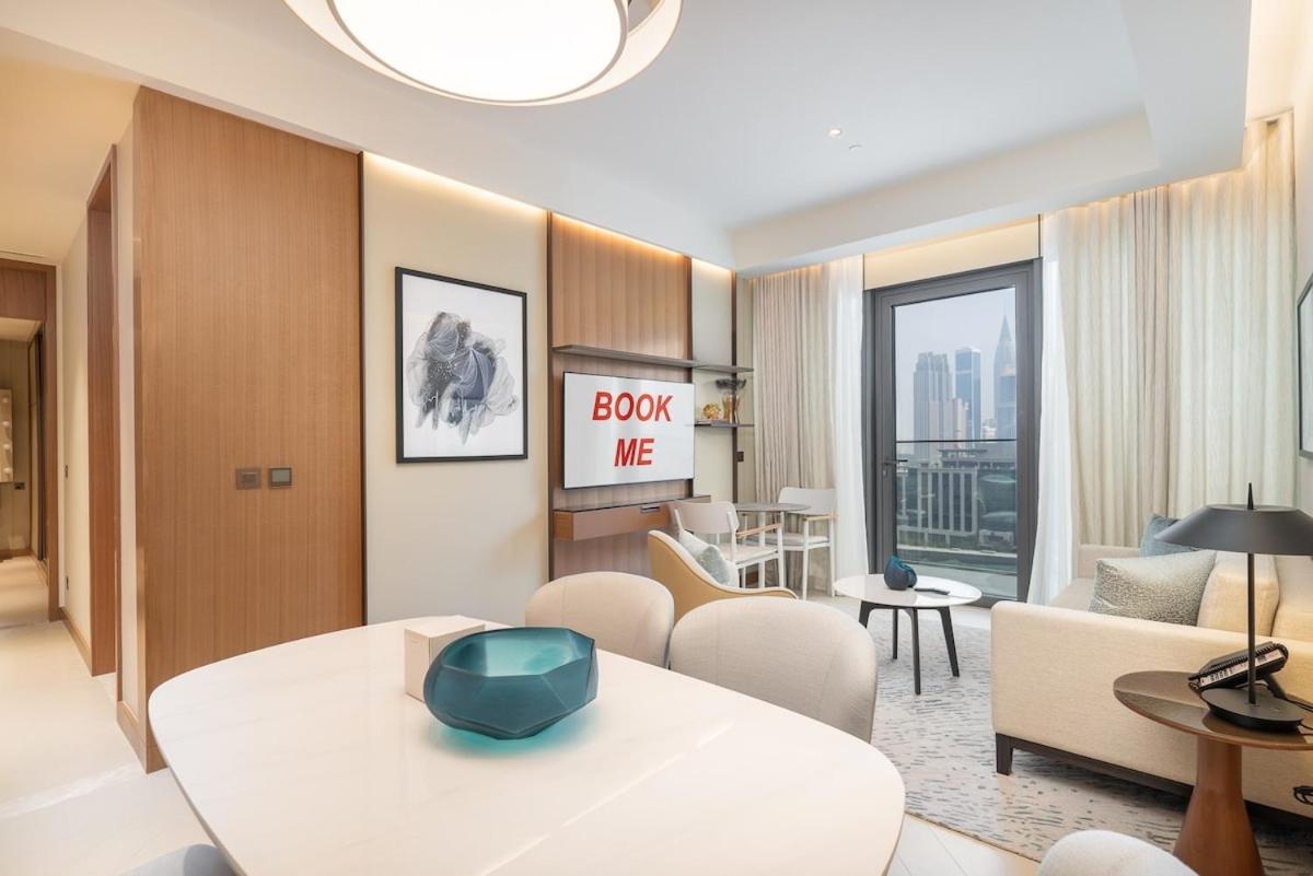 Chic For 4 With Burj Khalifa Views Apartamento Dubái