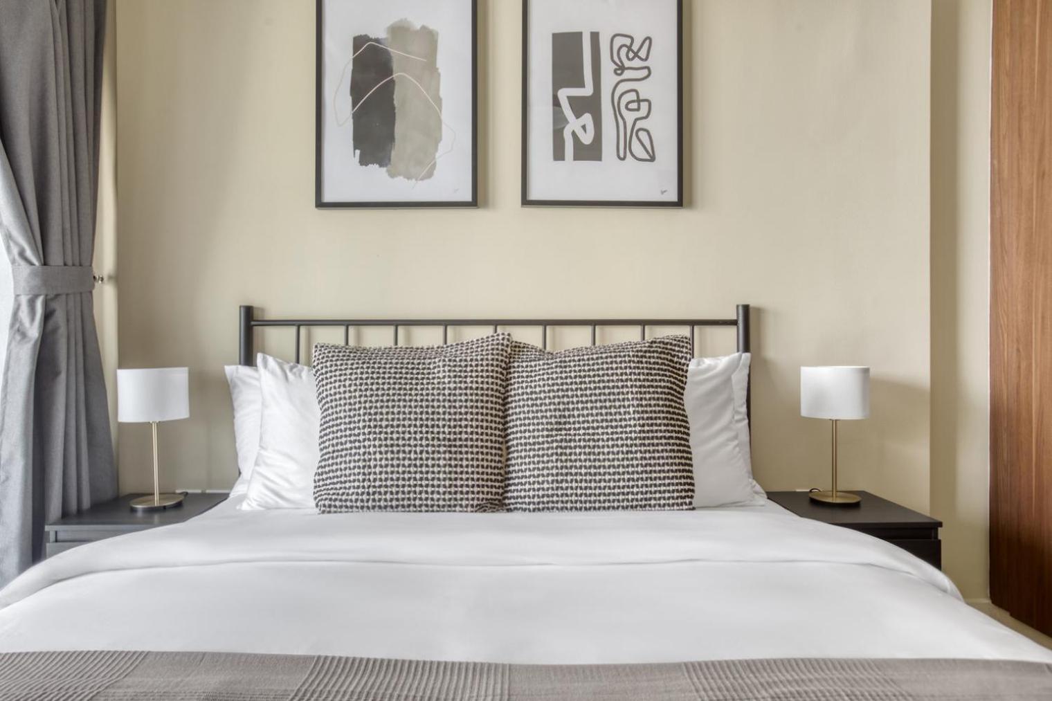 Appartement Blueground Vera Canal View Pool Gym Dxb-1137 *