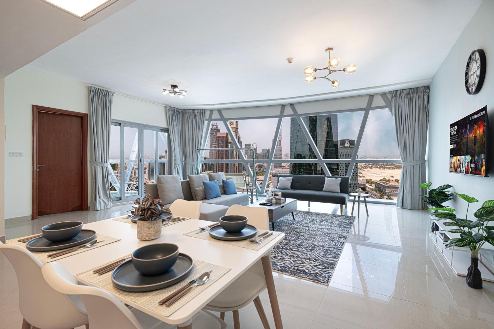 Difc Luxury 1-bed With Stunning Views Dubaï