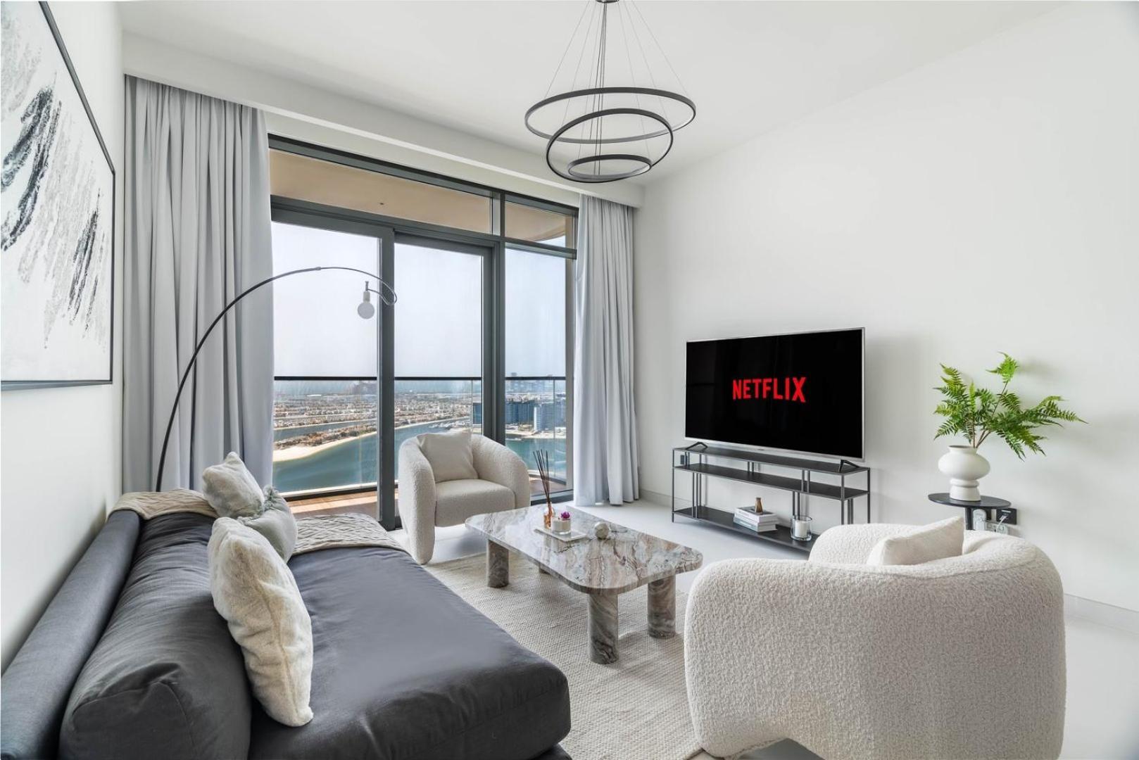 Guestready - Elegant With Palm Jumeirah View Apartment