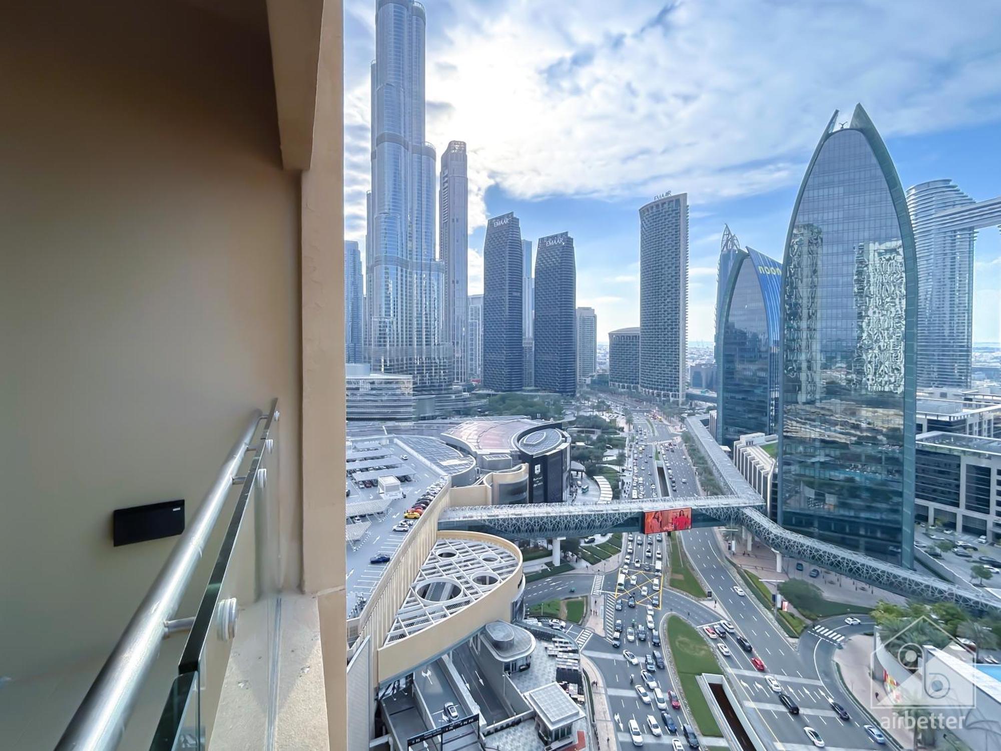 Mall Downtown Luxury With Balcony & View Apartamento Dubái