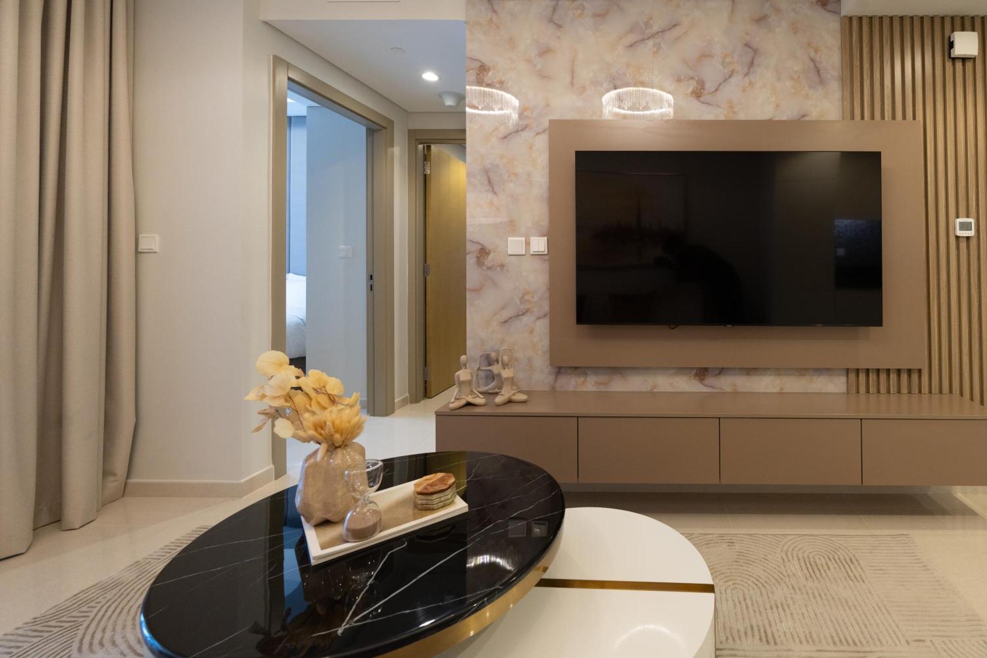 Keyrock Living - Family 2br Cozy In Business Bay - Aykon Tower Apartment *