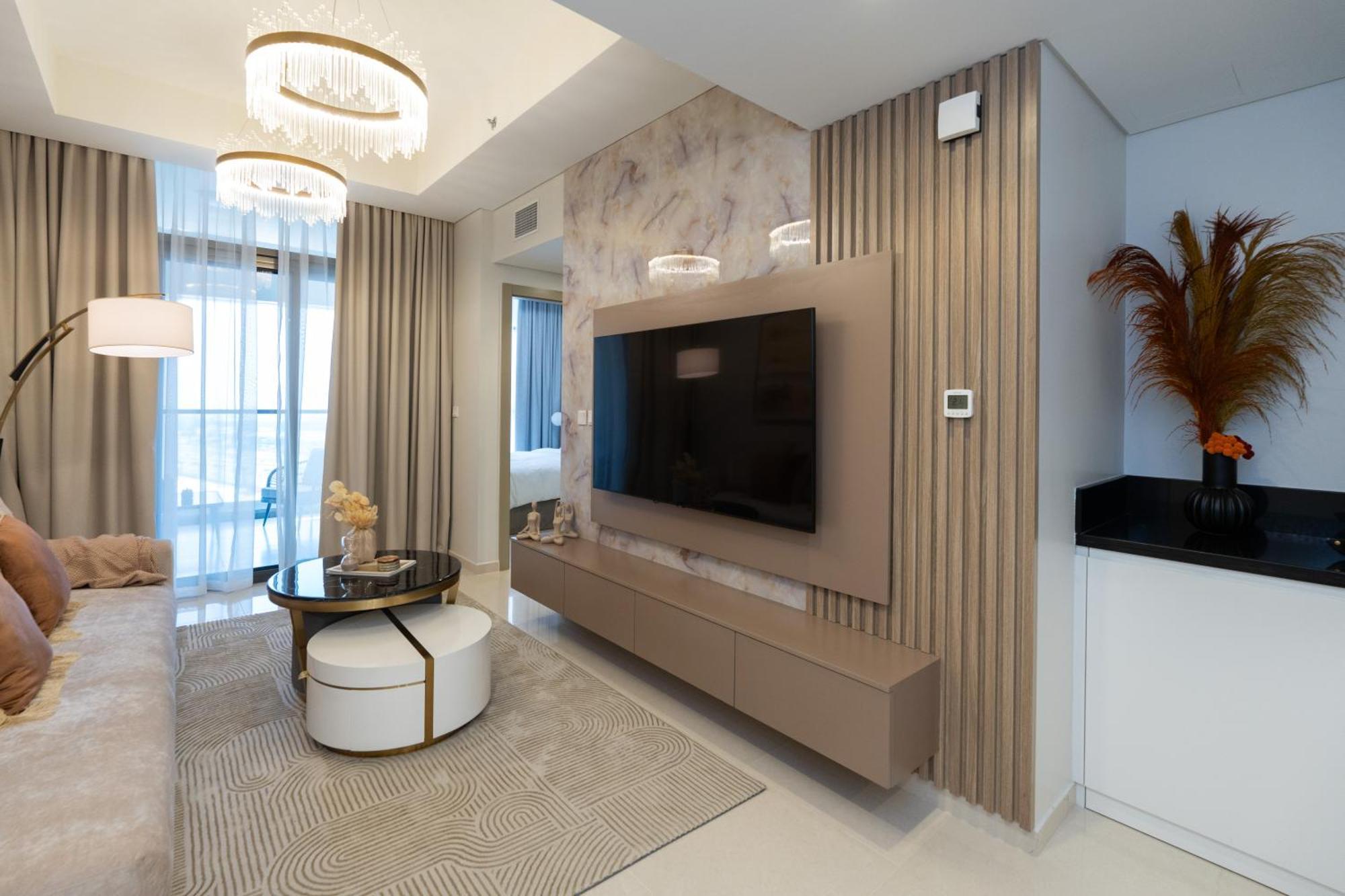 Apartment Keyrock Living - Family 2br Cozy In Business Bay - Aykon Tower